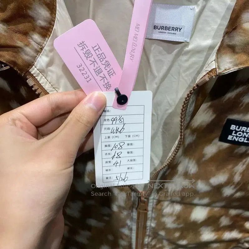 Burberry Burberry Colorful Cotton Women's Jacket. Size S / US 4 / IT 40 - 4 Thumbnail
