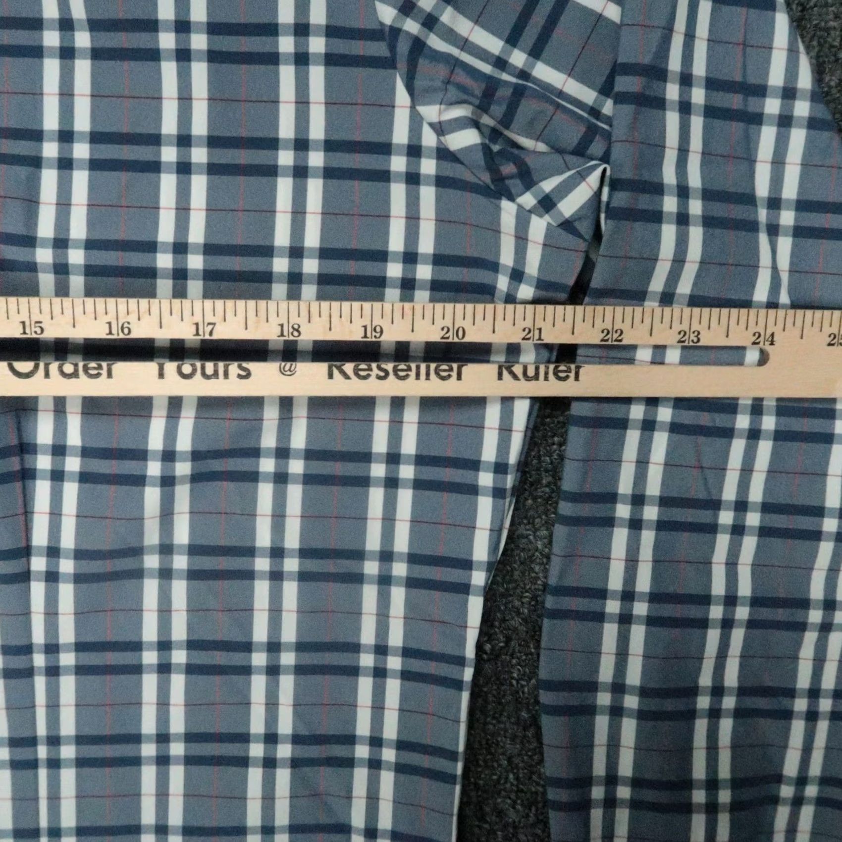 Mizzen+Main Mizzen+Main Shirt Mens Medium Blue White Plaid Long Sleeve NWT Leeward Stretch Adjusted for Search Size US M / EU 48-50 / 2 - 6 Thumbnail
