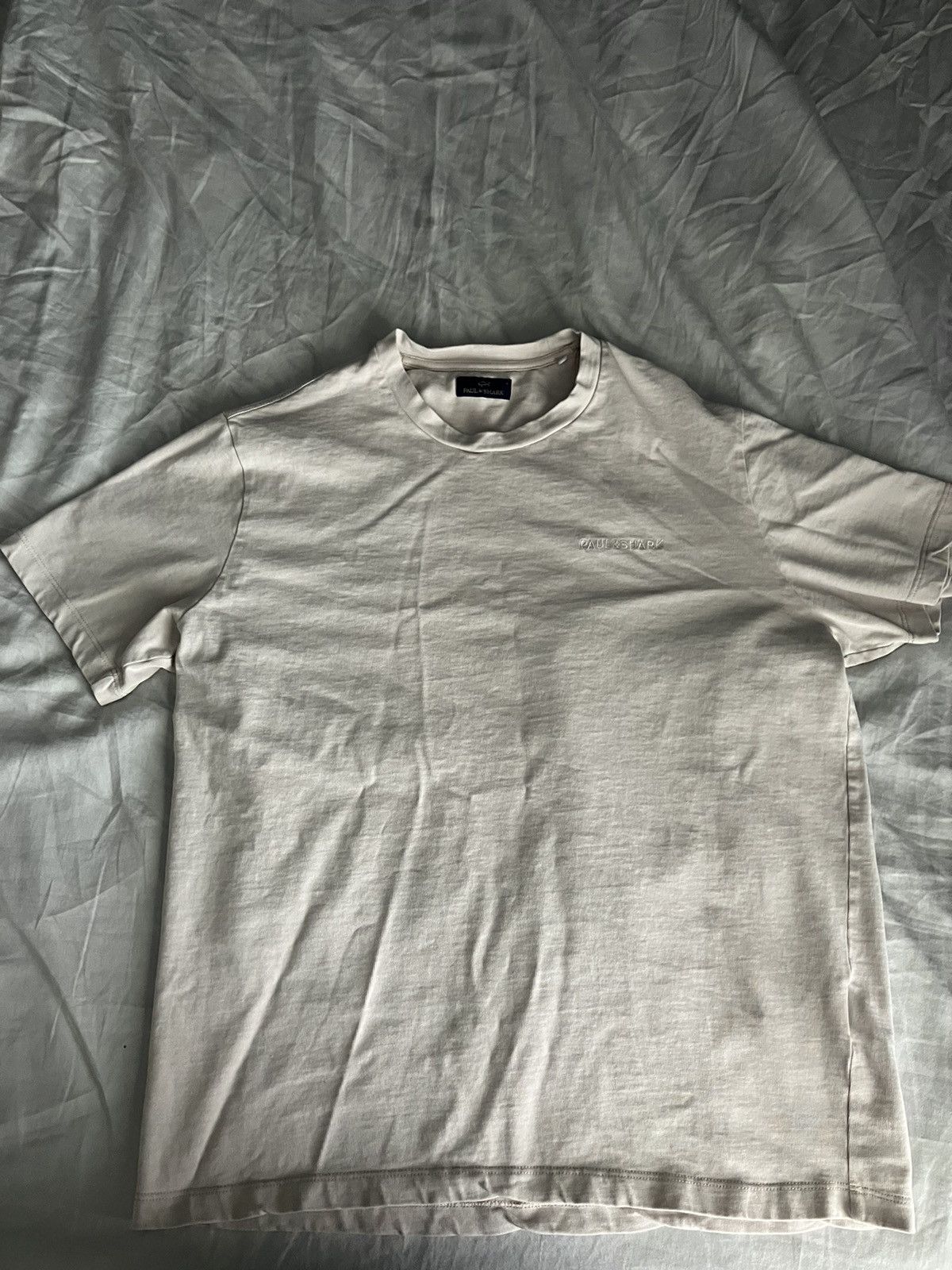 Paul & Shark Beige Cotton T-Shirt Size US M / EU 48-50 / 2 - 1 Thumbnail