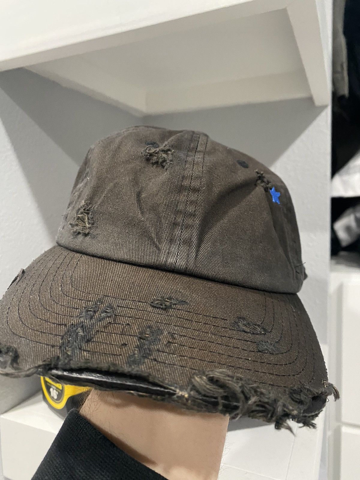 Greg Ross GR DISTRESSED CAP - CHARCOAL * RARE Size ONE SIZE - 10 Thumbnail