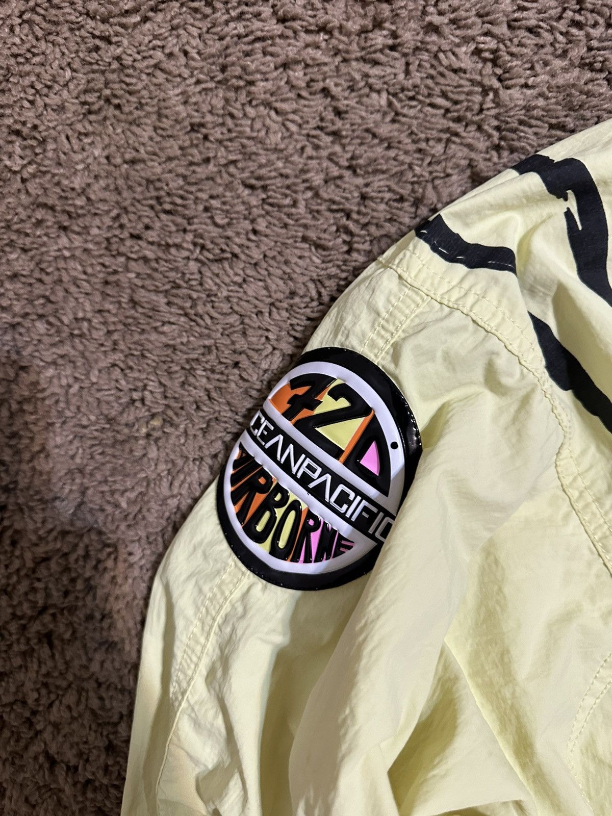 Ocean Pacific × Vintage Vintage Ocean Pacific “triple lime” jacket 90s size large Size US L / EU 52-54 / 3 - 2 Thumbnail