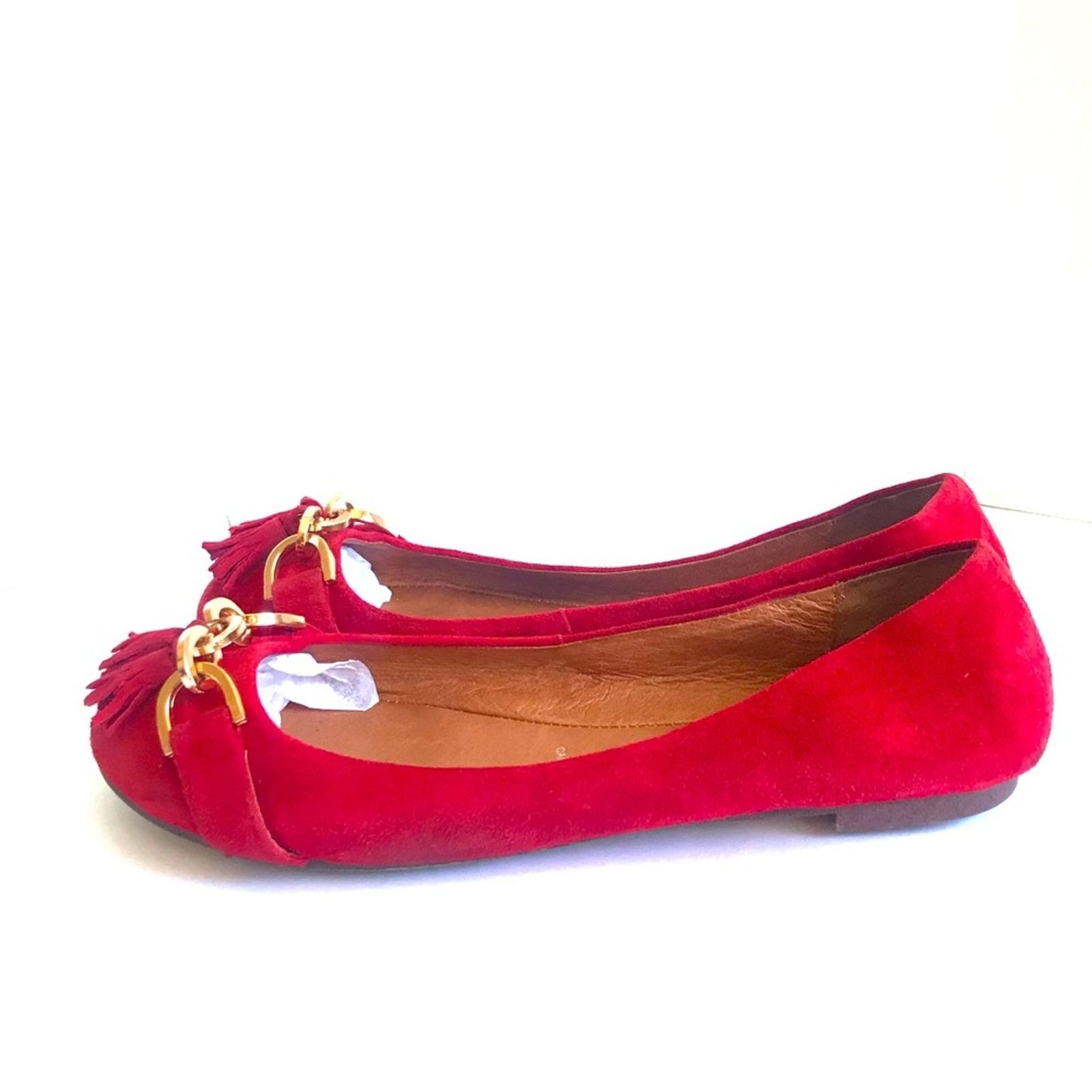 Jeffrey Campbell Jeffrey Campbell Suede Flats US 7.5 🎈 Red Size US 7.5 / IT 37.5 - 6 Thumbnail