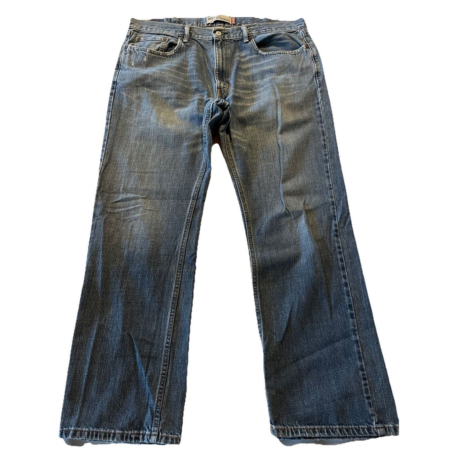 Levi's Levi’s 559 Jeans Men’s 38x32 Blue Medium Wash Cotton Denim Size US 38 / EU 54 - 1 Thumbnail