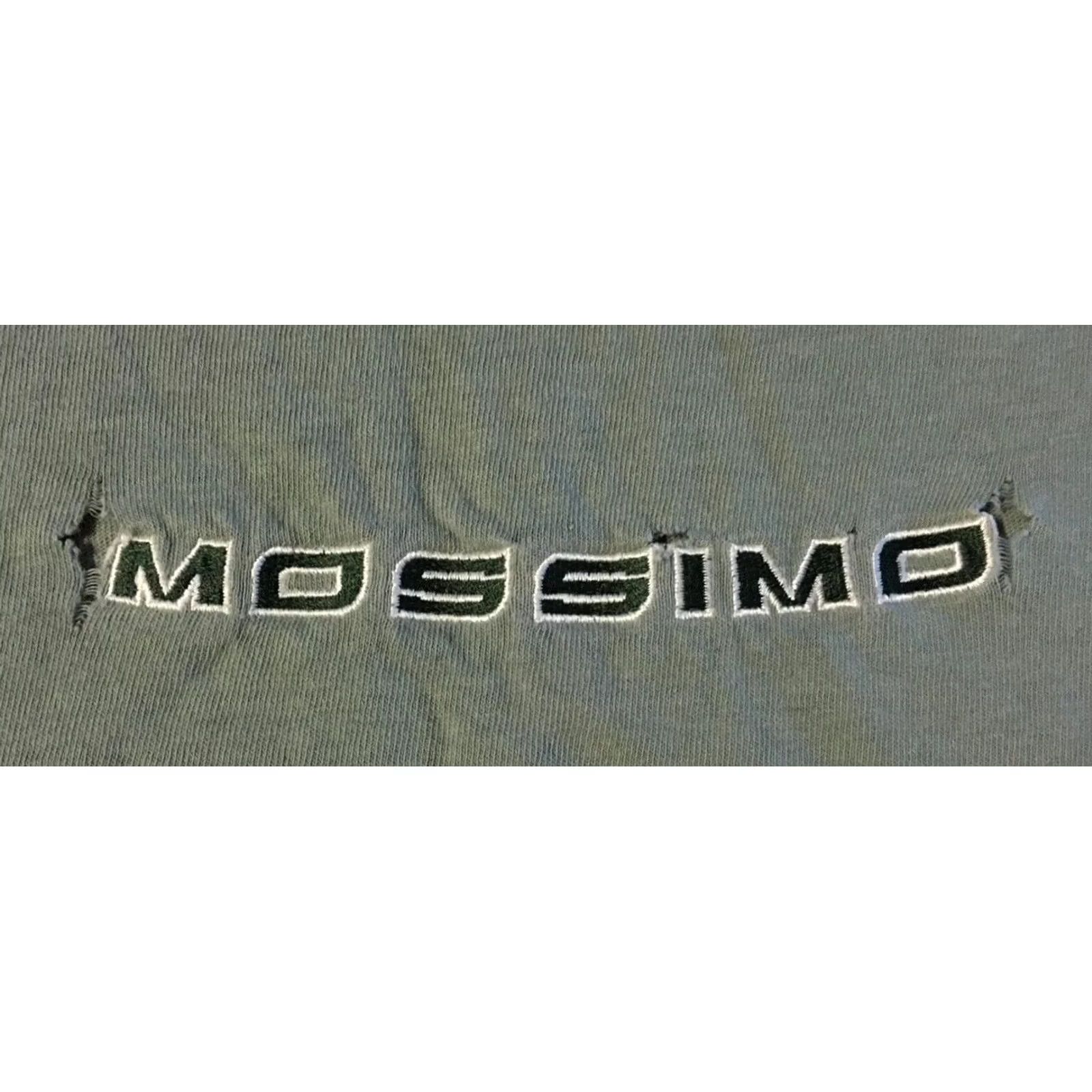 Mossimo VINTAGE Mossimo T-Shirt Surf Grunge 90s M Green Short Sleeve Graphic Tee Mens OP USA Beach Ocean Pacific Style Destroyed Decade 90s Size US M / EU 48-50 / 2 - 3 Thumbnail