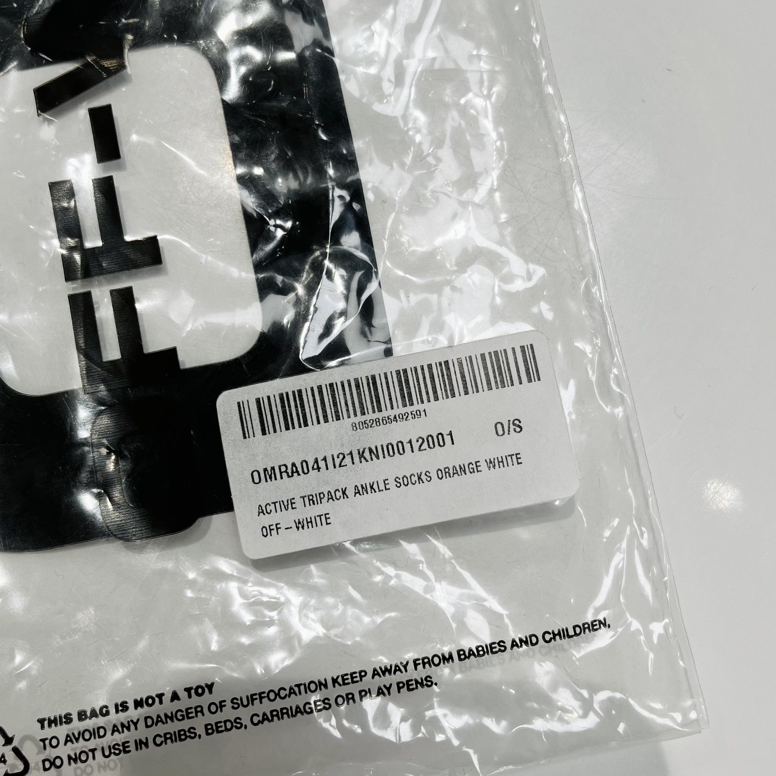 Off-White Off-White Set Of 3 Pairs Socks Black/Orange/White Size ONE SIZE - 10 Thumbnail