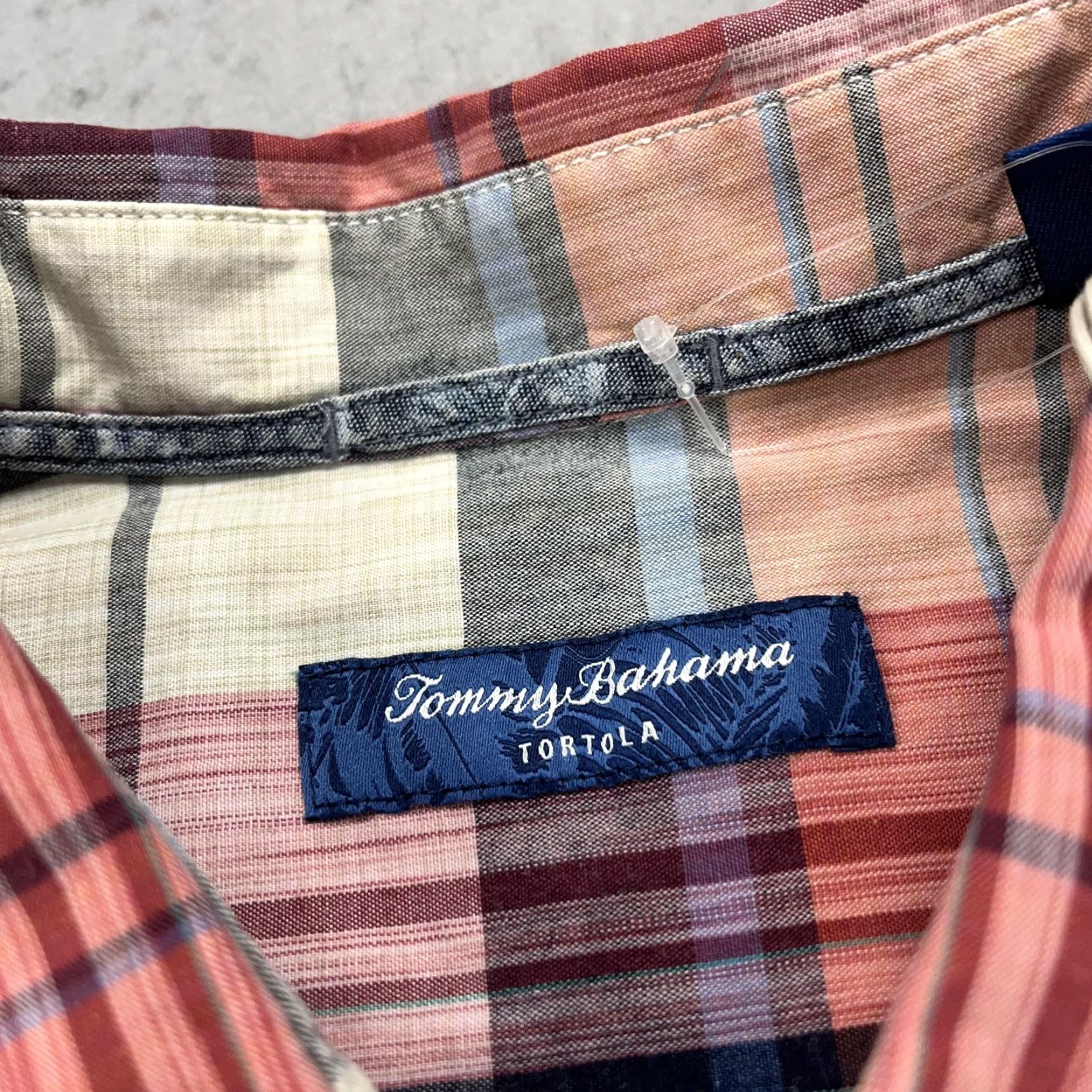 Tommy Bahama Tommy Bahama Shirt Mens Large Multicolor Plaid Indigo Palms Cotton NWT Size US L / EU 52-54 / 3 - 3 Thumbnail