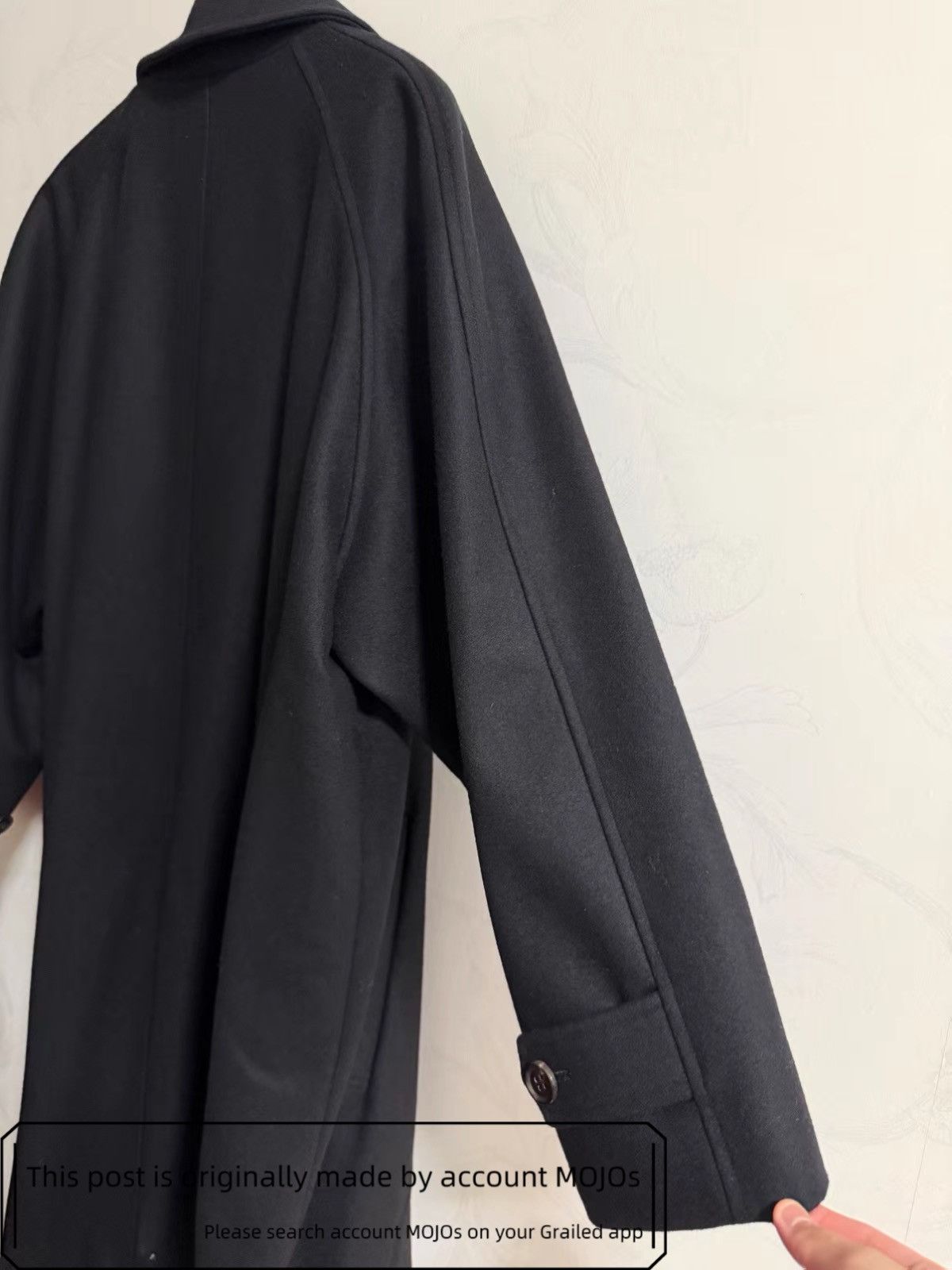Christopher Nemeth Sz S Nemeth Classic Wool Black Coat mojos2230 Size US S / EU 44-46 / 1 - 4 Thumbnail