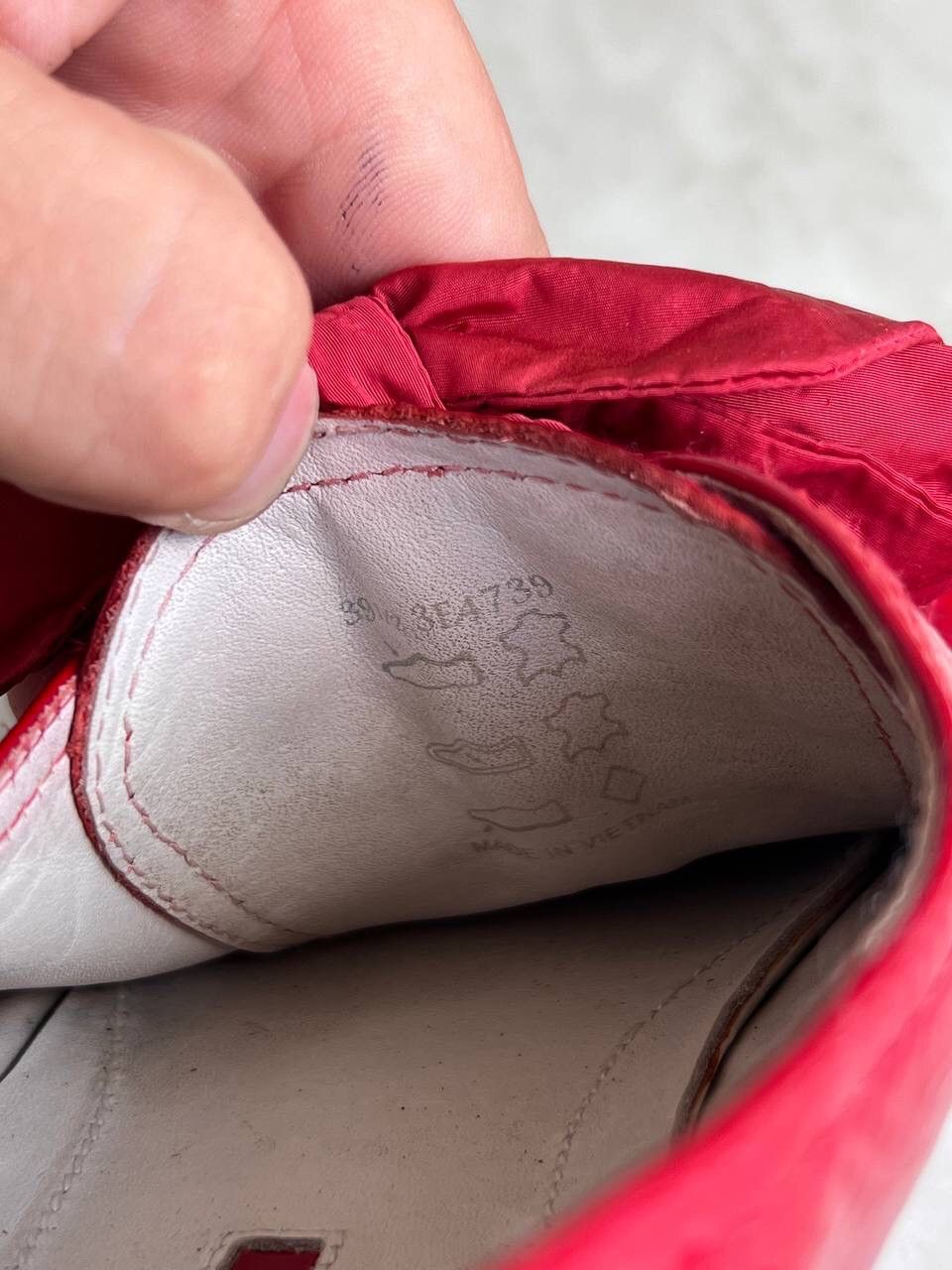 Prada Vintage Prada Sneakers 2000s Red Leather Y2K Luxury Size US 8 / IT 38 - 13 Thumbnail
