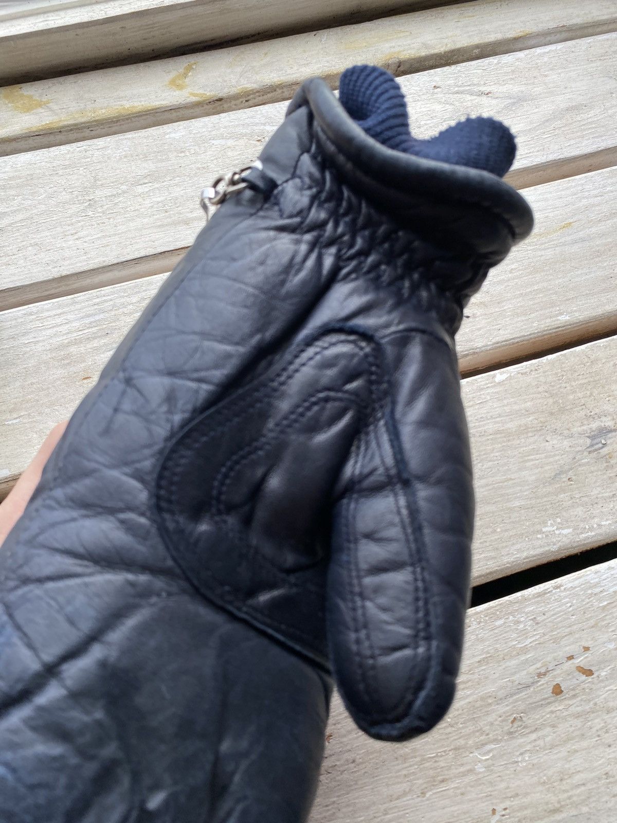 Hysteric Glamour × Japanese Brand HandMade Rare Vintage Y2K Leather Made in Japanese Gloves Size ONE SIZE - 11 Thumbnail
