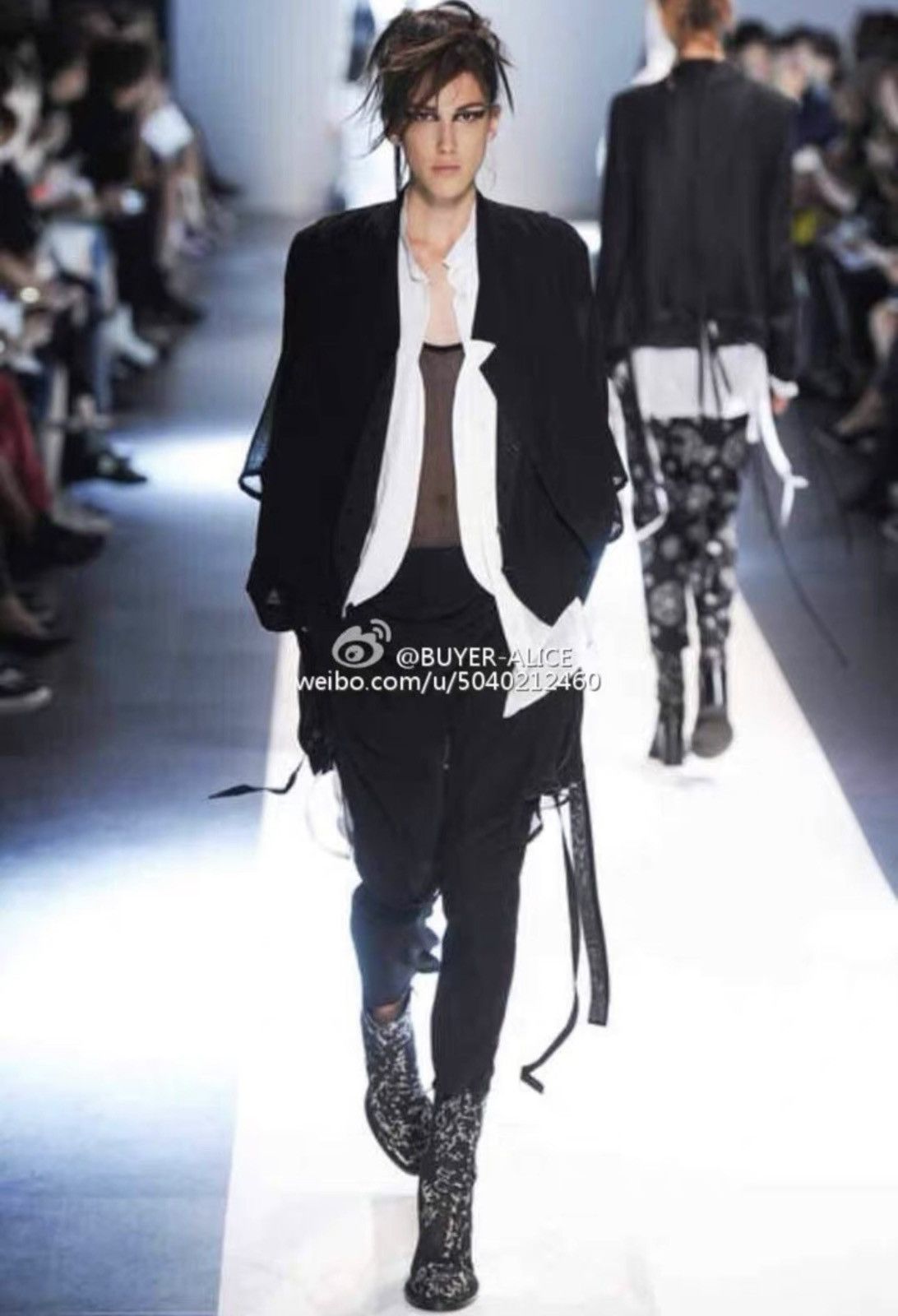 Ann Demeulemeester ann demeulemeester embroidered catwalk boots size 35 runway Size US 4 / IT 34 - 6 Thumbnail