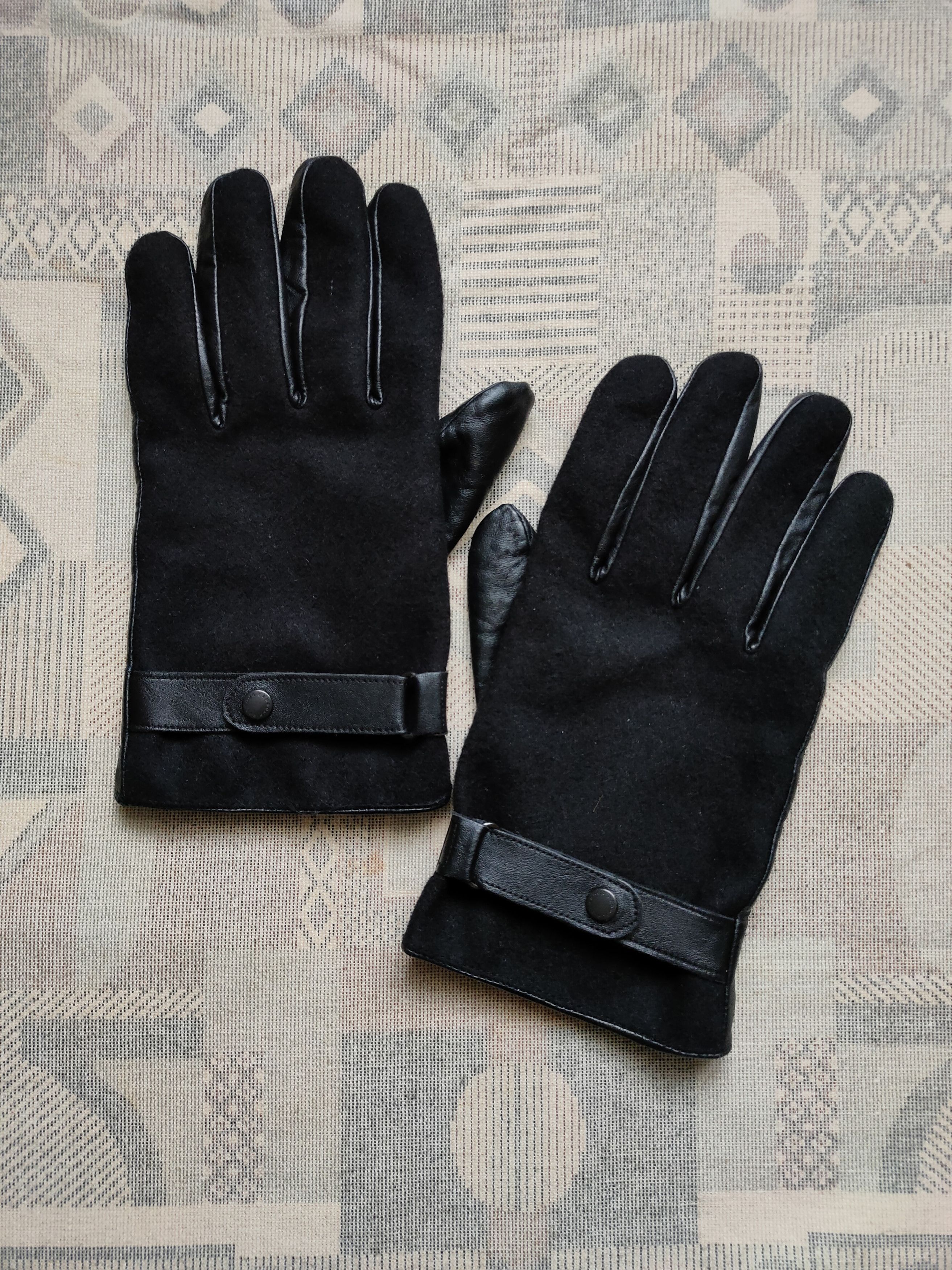 Barbour Barbour leather gloves barbour woolen gloves L-XL Size ONE SIZE - 1 Thumbnail