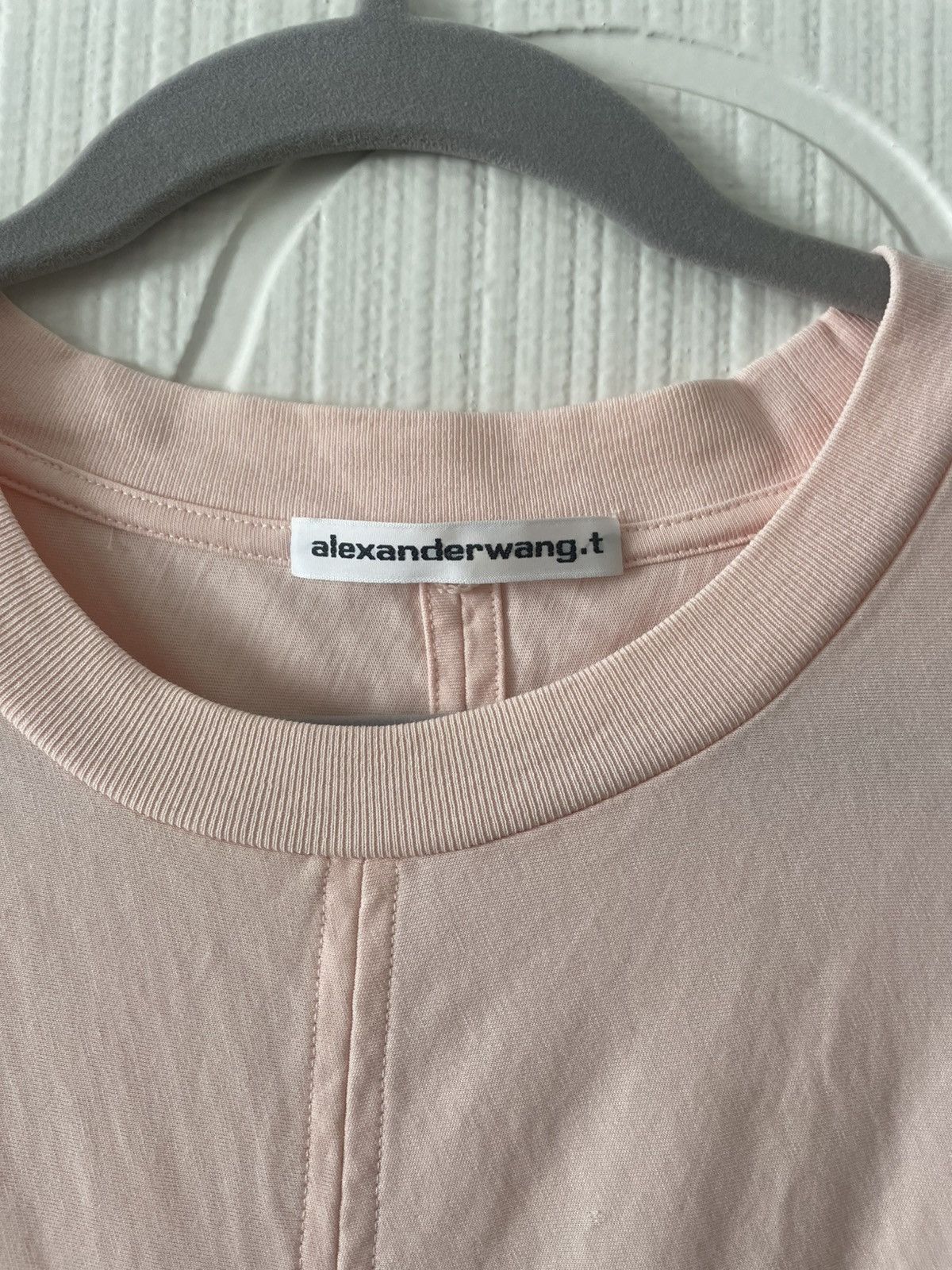 T by Alexander Wang T by Alexander Wang pink twist jersey dress with ruching Size S / US 4 / IT 40 - 2 Thumbnail
