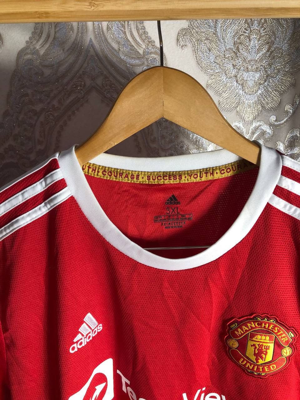 Adidas × Vintage VERY RARE ADIDAS FC MANCHESTER UNITED ENGLAND SOCCER JERSEY Size US XXL / EU 58 / 5 - 5 Thumbnail