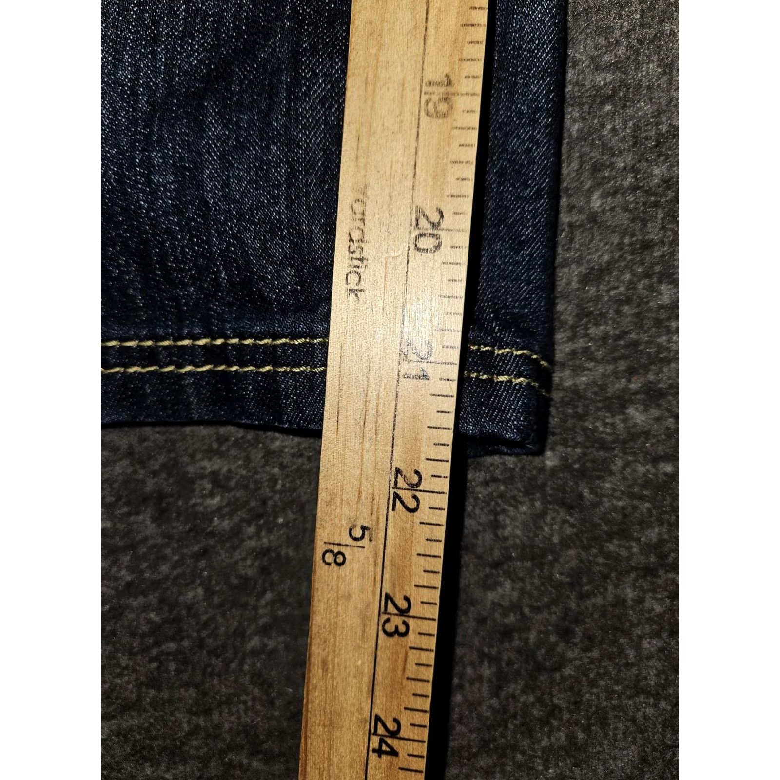 Sean John Sean John Jeans Women Capri 31 Blue Medium Wash Low Rise Distressed Stretch Capris Denim Woman 5-Pocket Wide Market Size 24" / US 00 / IT 34 - 5 Thumbnail