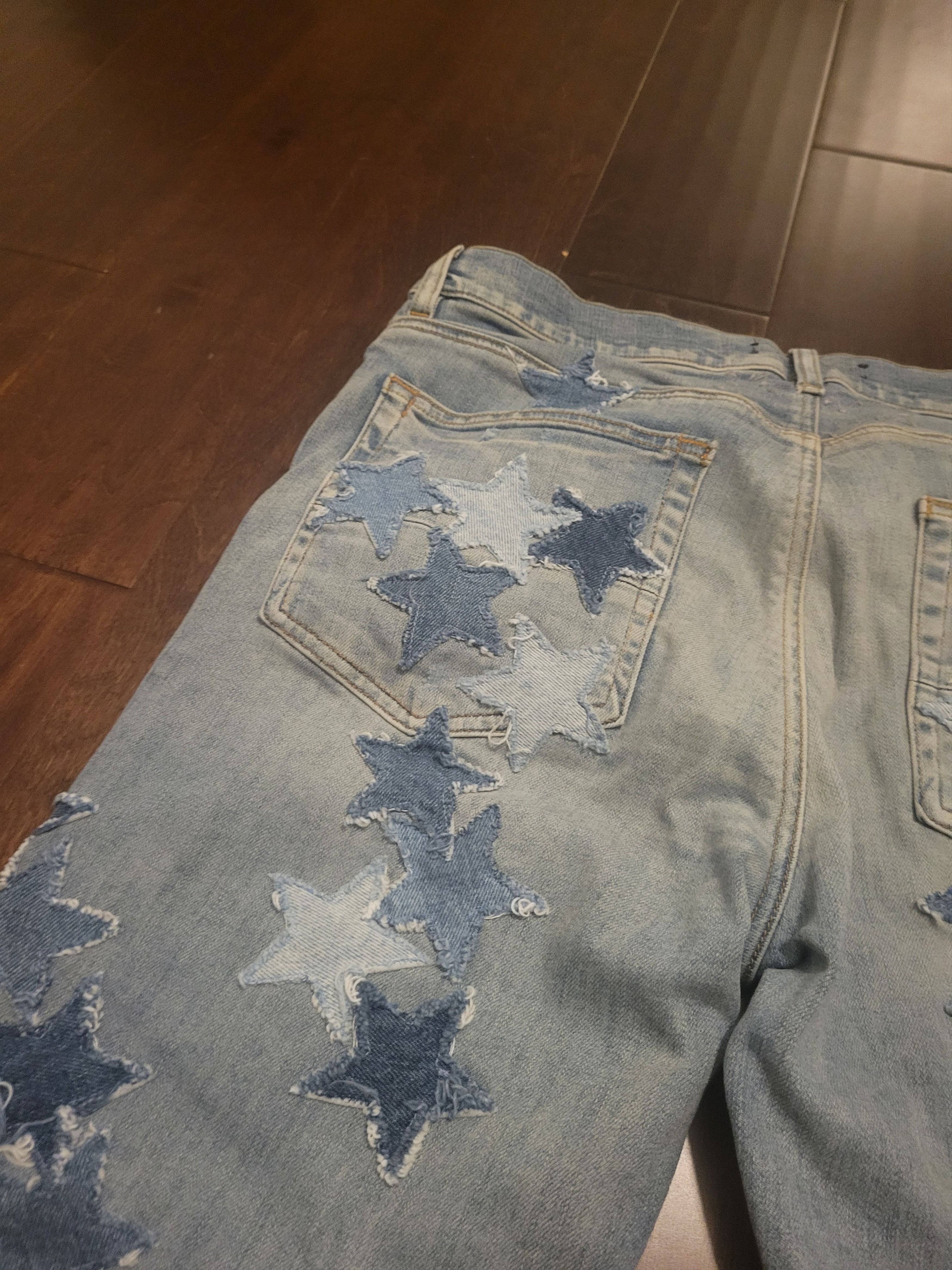 Amiri Amiri Chemist Denim Blue White Patch Blue Jeans Sz 36 Size US 36 / EU 52 - 3 Thumbnail