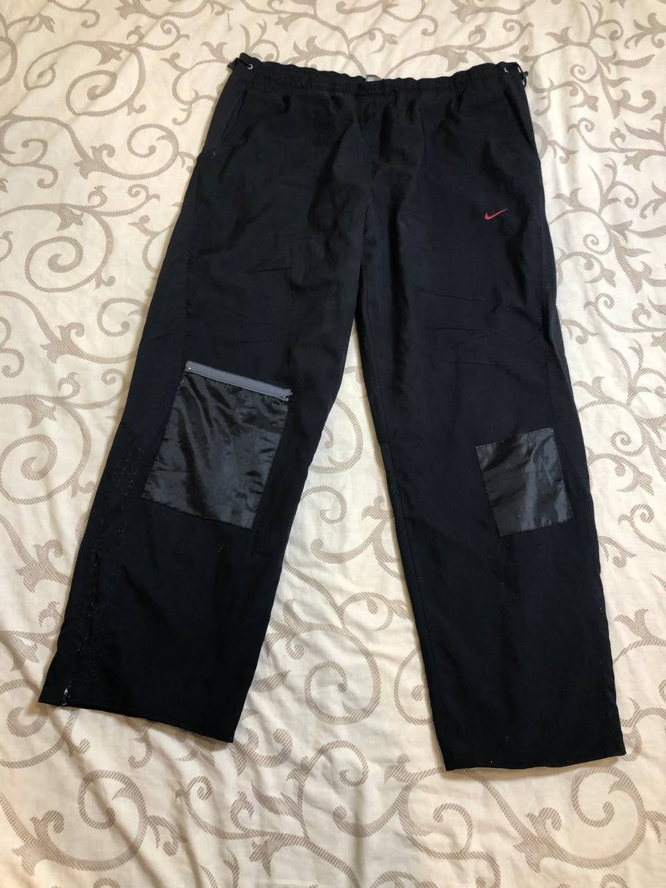 Nike Vintage Nike Track Pants Nylon Swoosh Hype Y2K Size US 38 / EU 54 - 1 Thumbnail