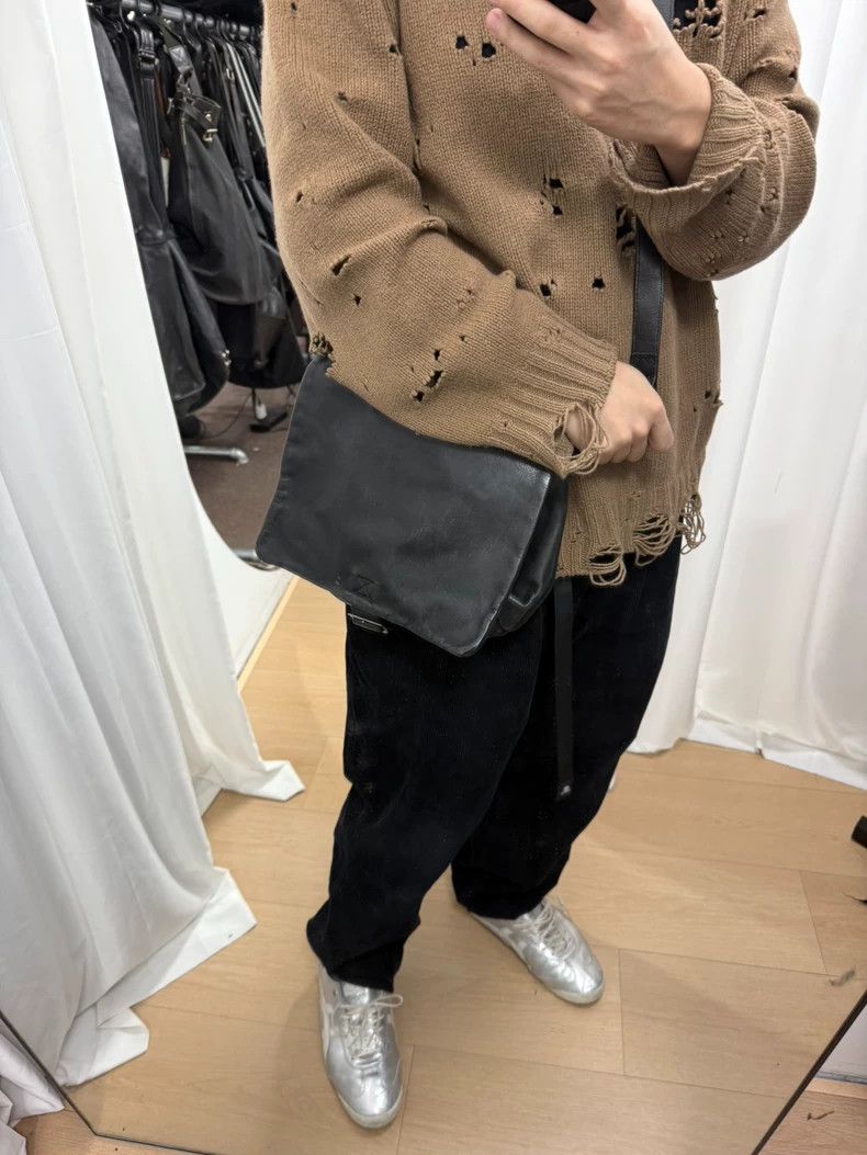 Yohji Yamamoto Yohji Yamamoto Cowhide satchel bag 2503-Nextarrow Size ONE SIZE - 6 Thumbnail