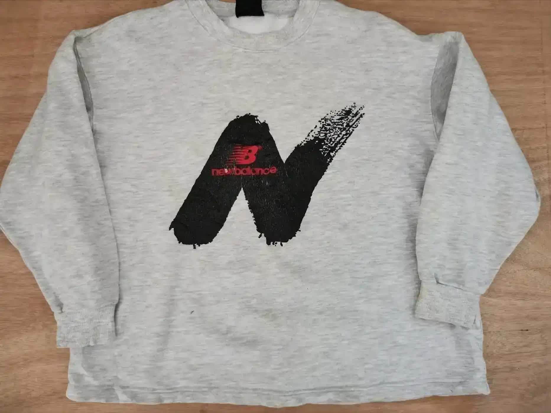 New Balance Vintage New Balance Sweatshirt Size US L / EU 52-54 / 3 - 1 Thumbnail