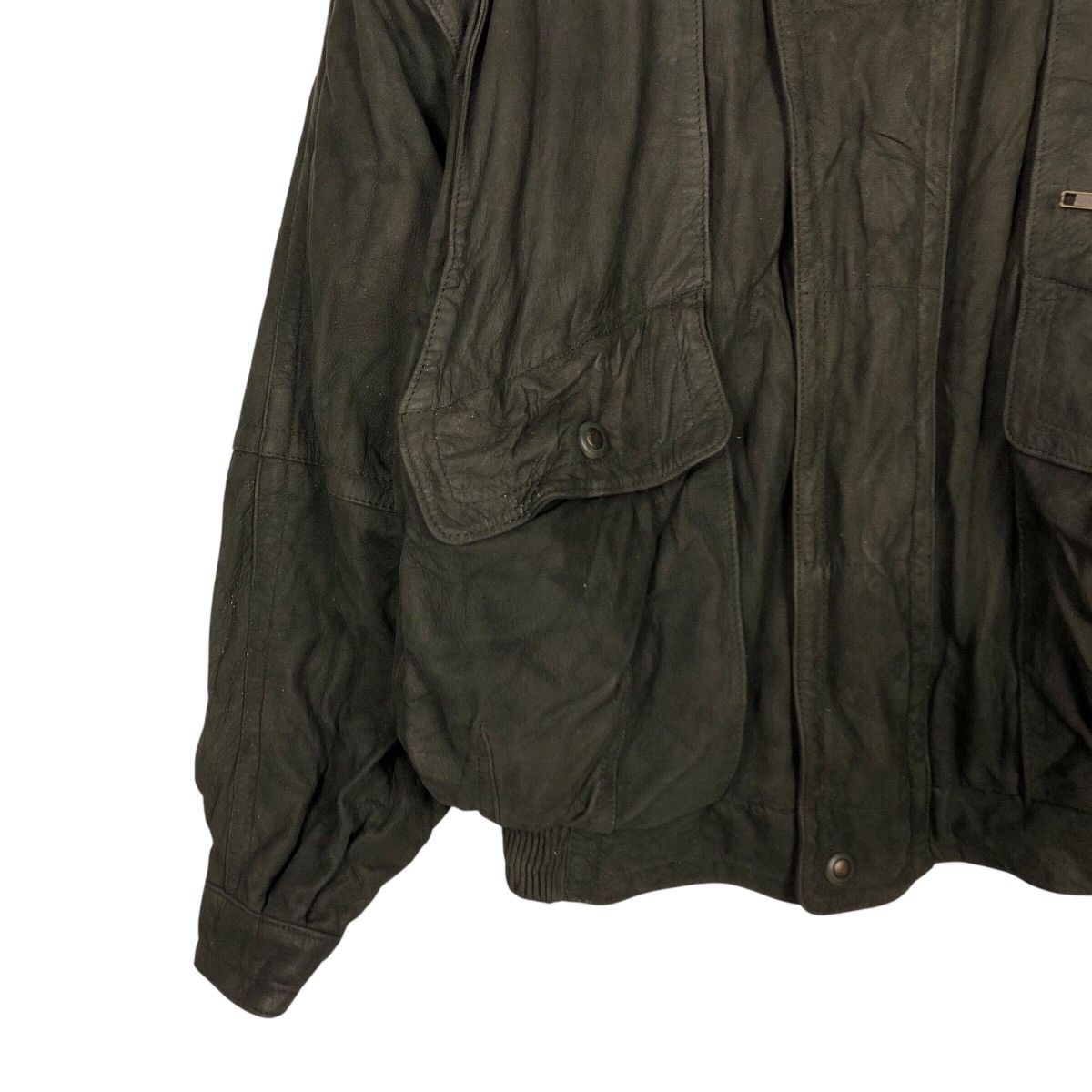 Japanese Brand 📌Vintage Leather Jacket Blanket Unbranded Jpn Issey Miyake Size US M / EU 48-50 / 2 - 5 Thumbnail