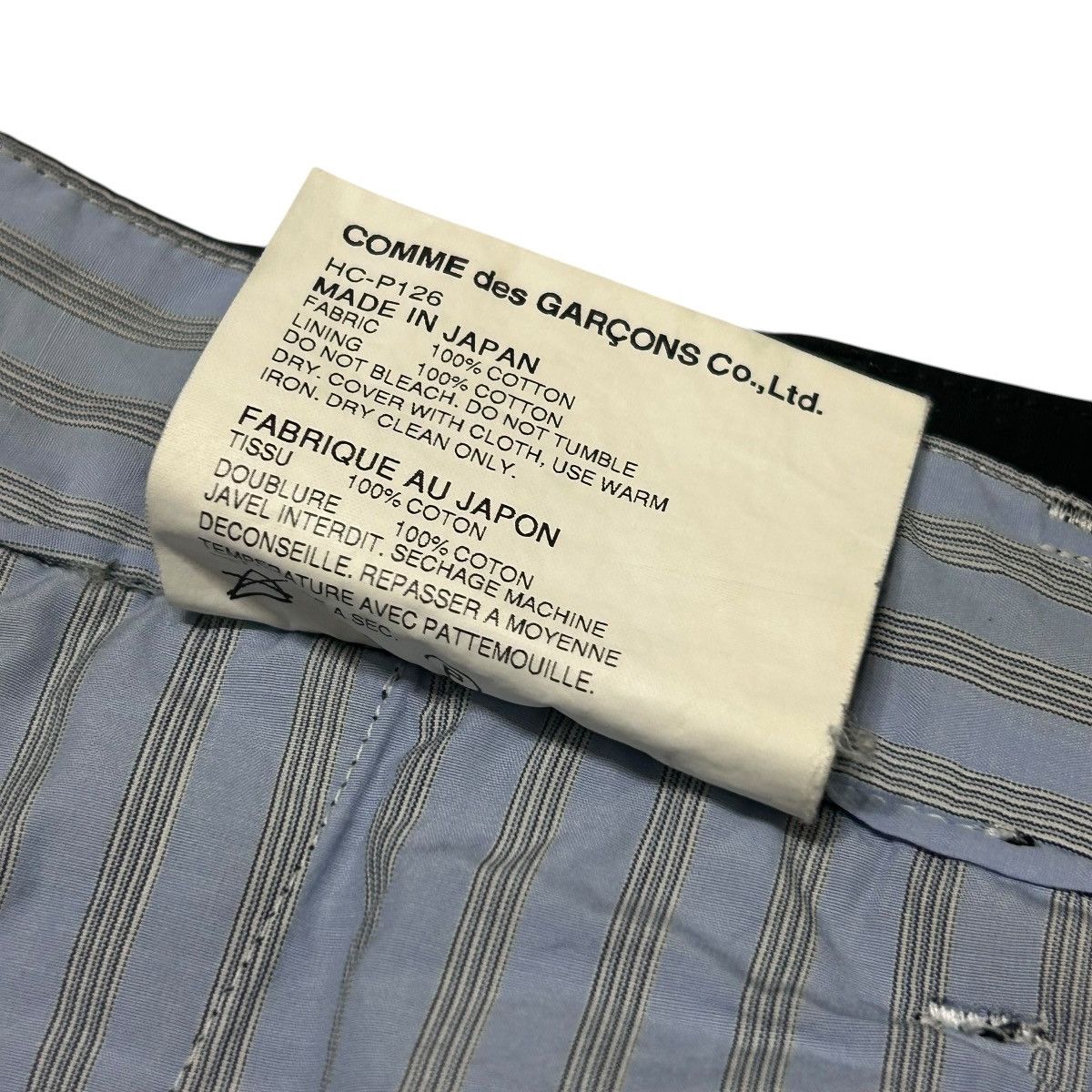 Comme des Garcons Homme 707 00s Comme Des Garcons Homme pants men cotton archive Size US 32 / EU 48 - 8 Thumbnail