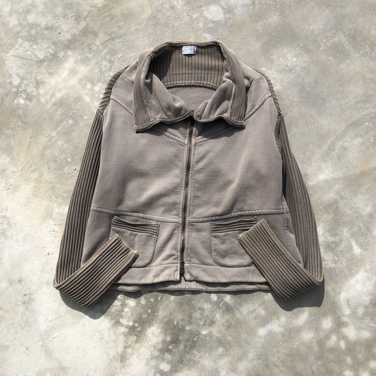 Transit TRANSIT par-such Cotton Full Zip Jacket Size US L / EU 52-54 / 3 - 6 Thumbnail