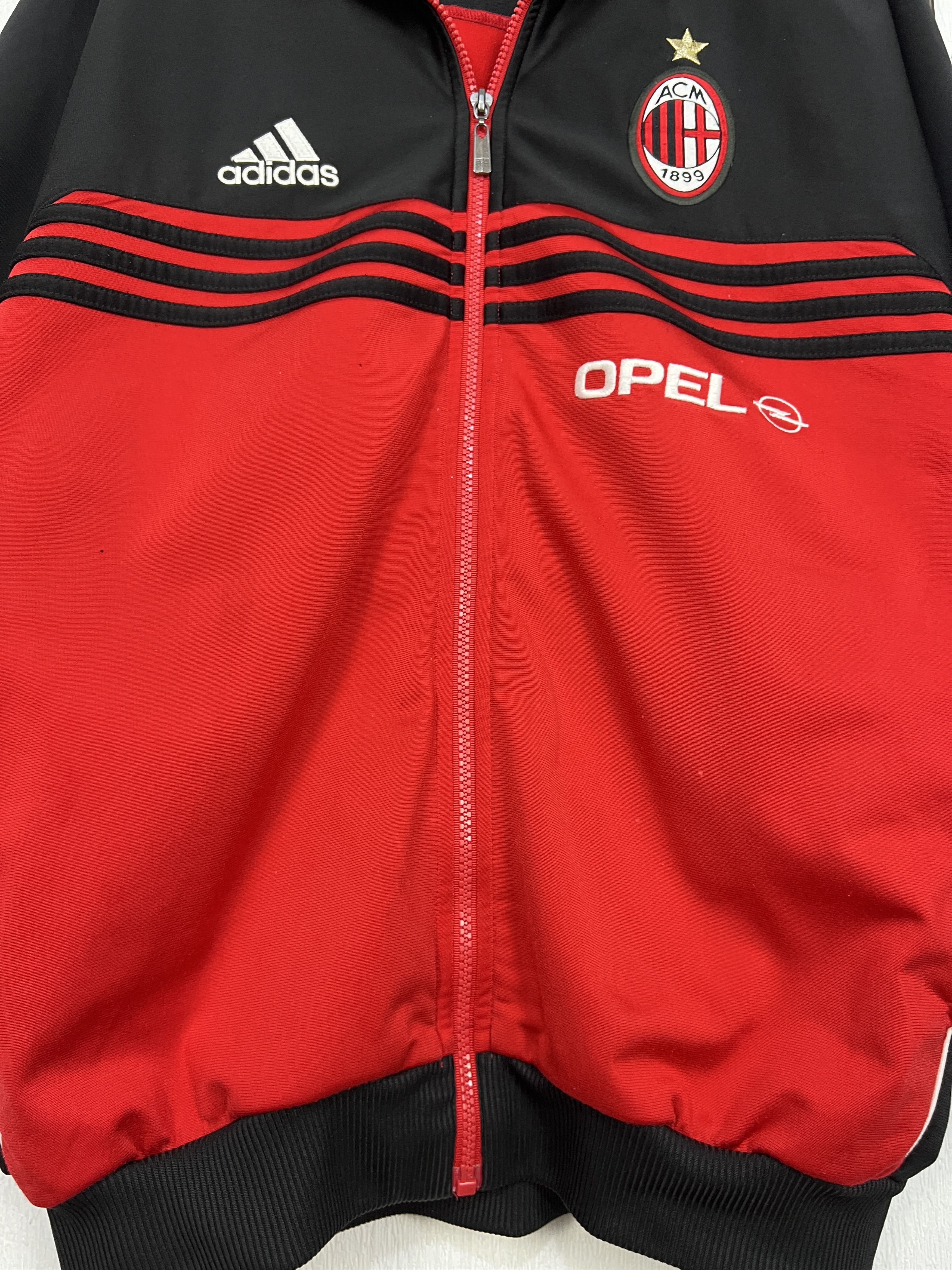 Adidas Vintage 90's Adidas AC Milan Football Jacket Soccer Mens Size US M / EU 48-50 / 2 - 5 Thumbnail