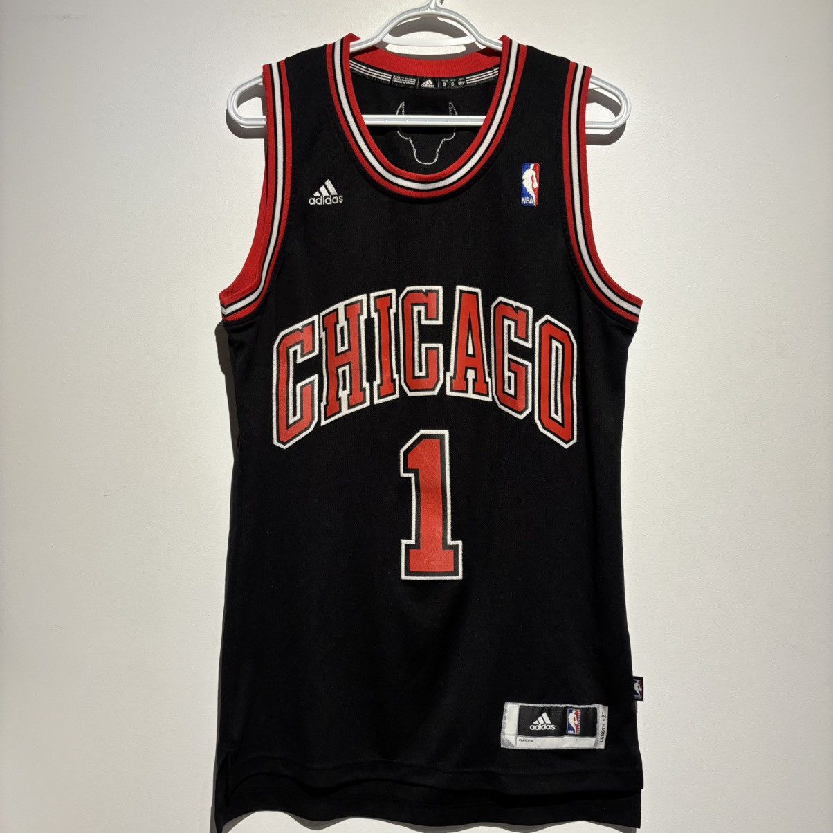 Swingman Derrick Rose Chicago Bulls Black Jersey Adidas NBA