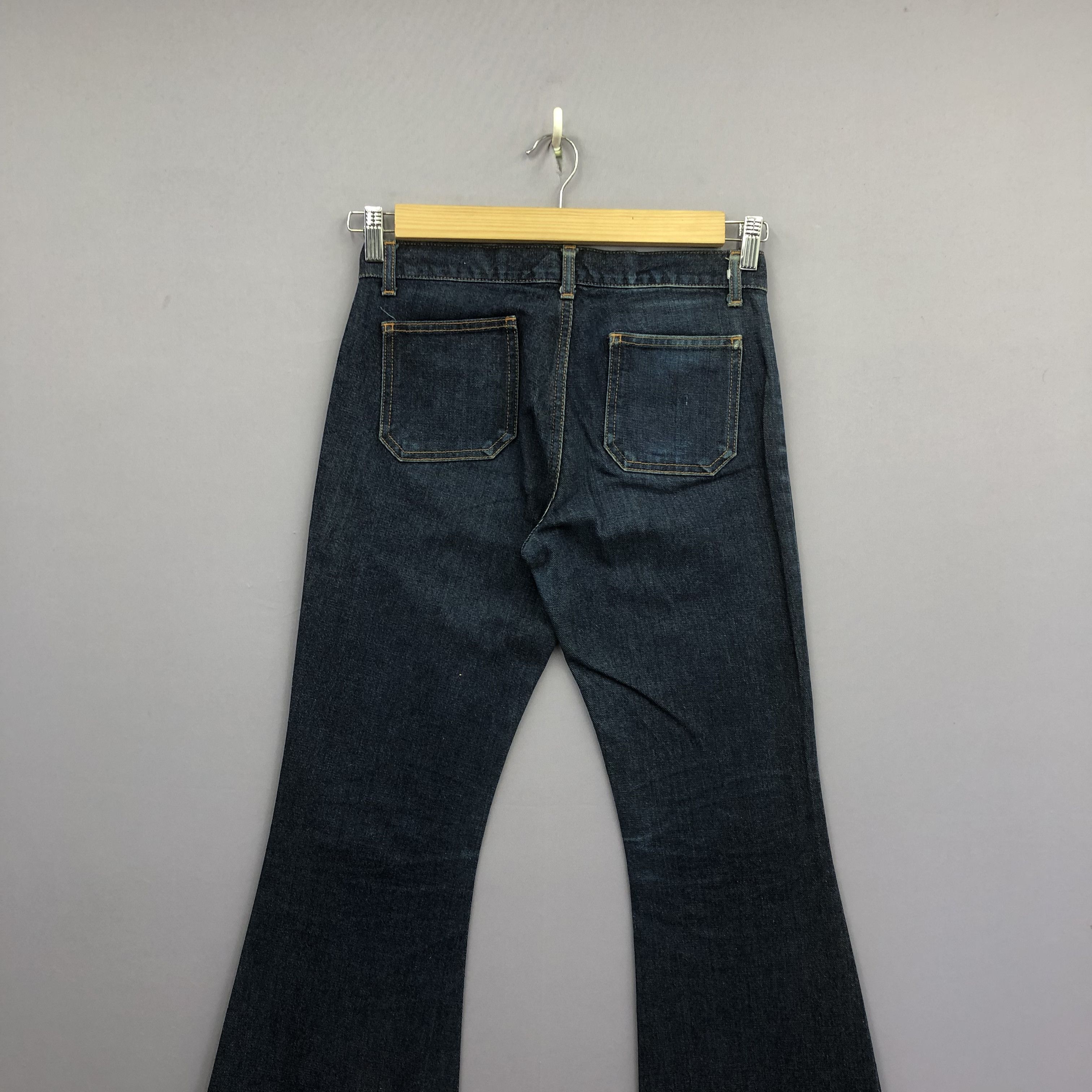 Japanese Brand Vintage Japanese Bush Pants Button Fly Blue Wash Jeans Denim Size 28" / US 6 / IT 42 - 3 Thumbnail
