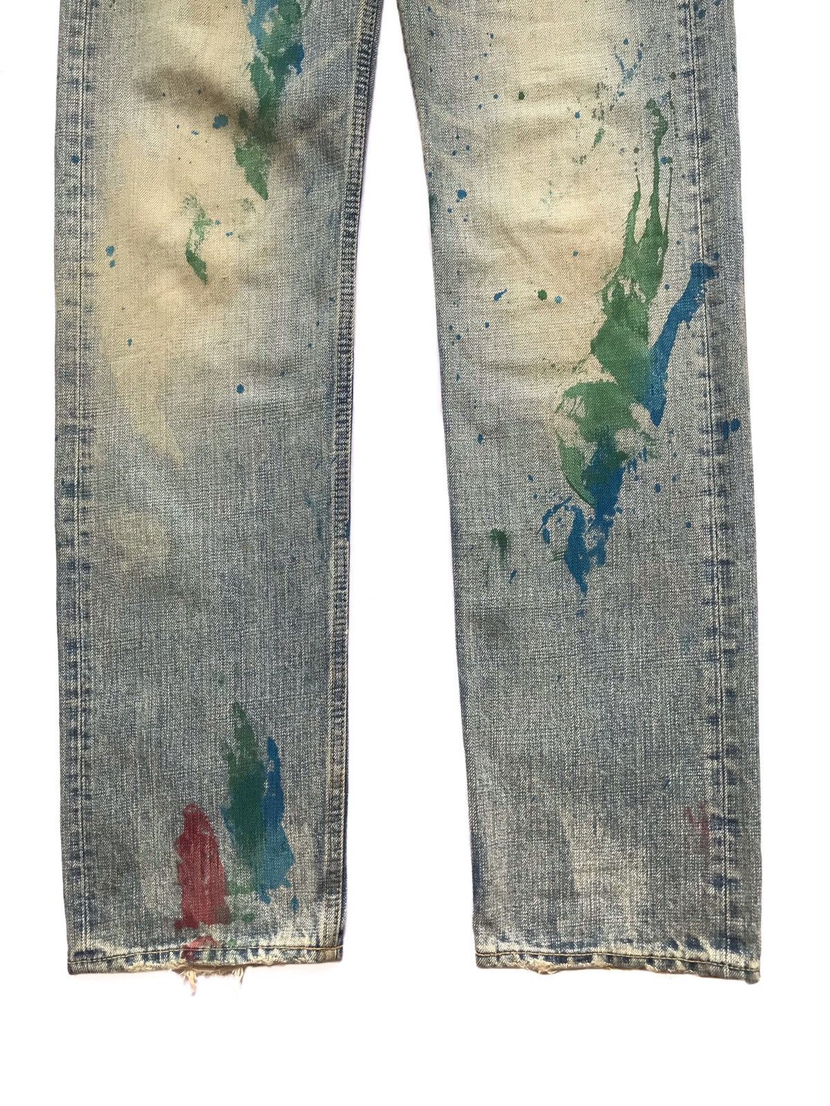 Hysteric Glamour × Japanese Brand D.M.G DOMINGO PAINTERS STYLE JEANS Size US 30 / EU 46 - 3 Thumbnail