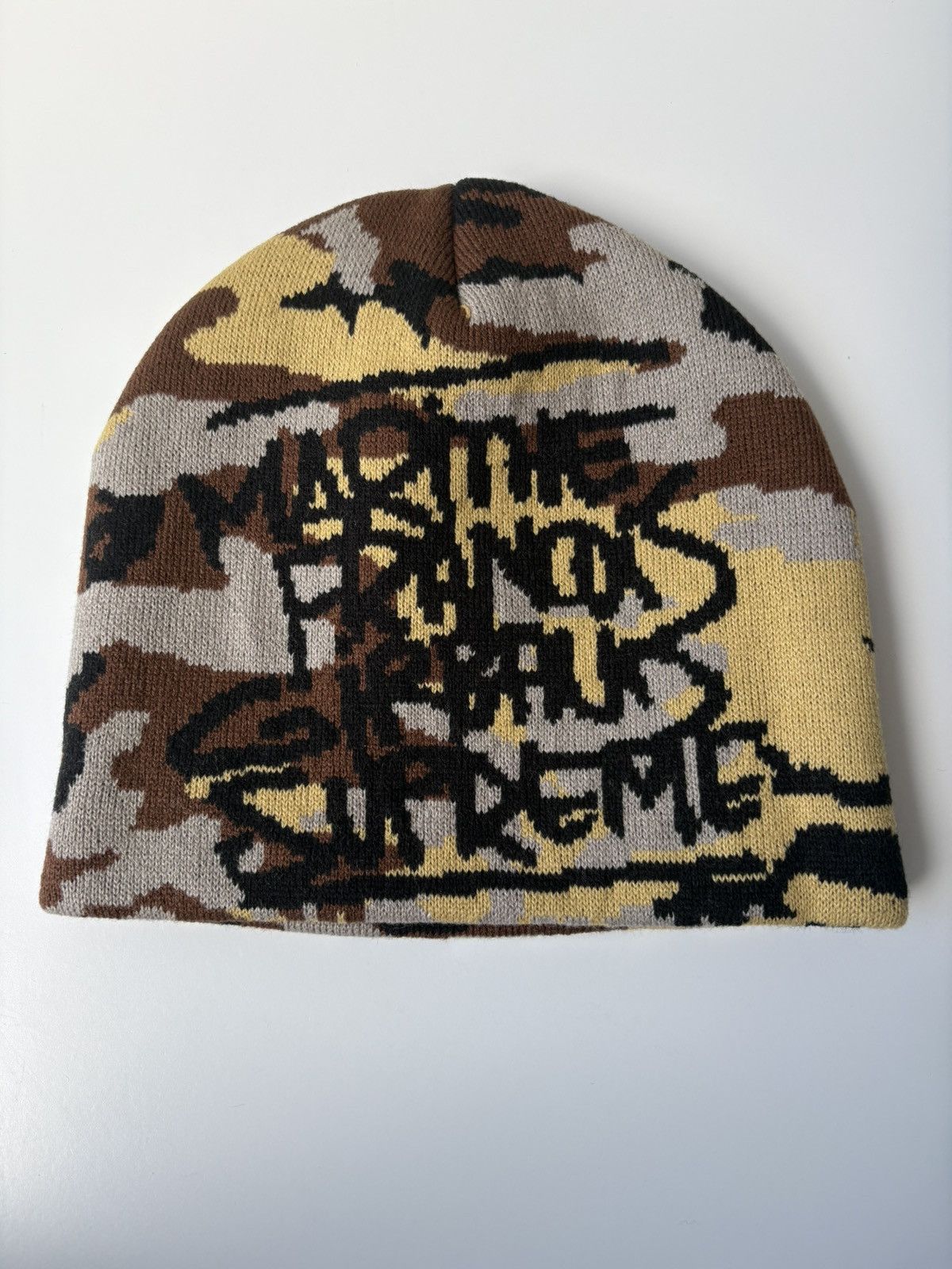 Pre-owned Supreme Marithe Francois Girbaud Beanie Camo