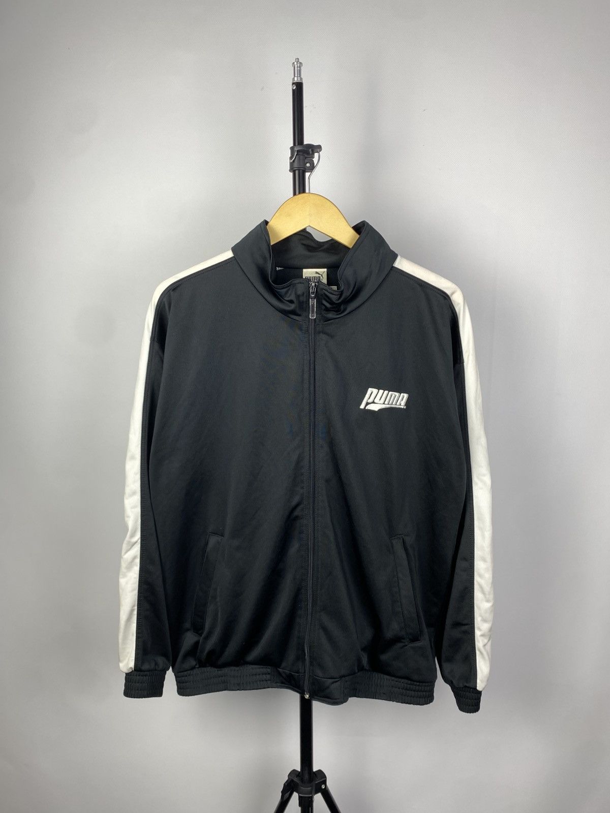 Vintage 90’s PUMA Sport Long Sleeve Track Full Zip Jacket S