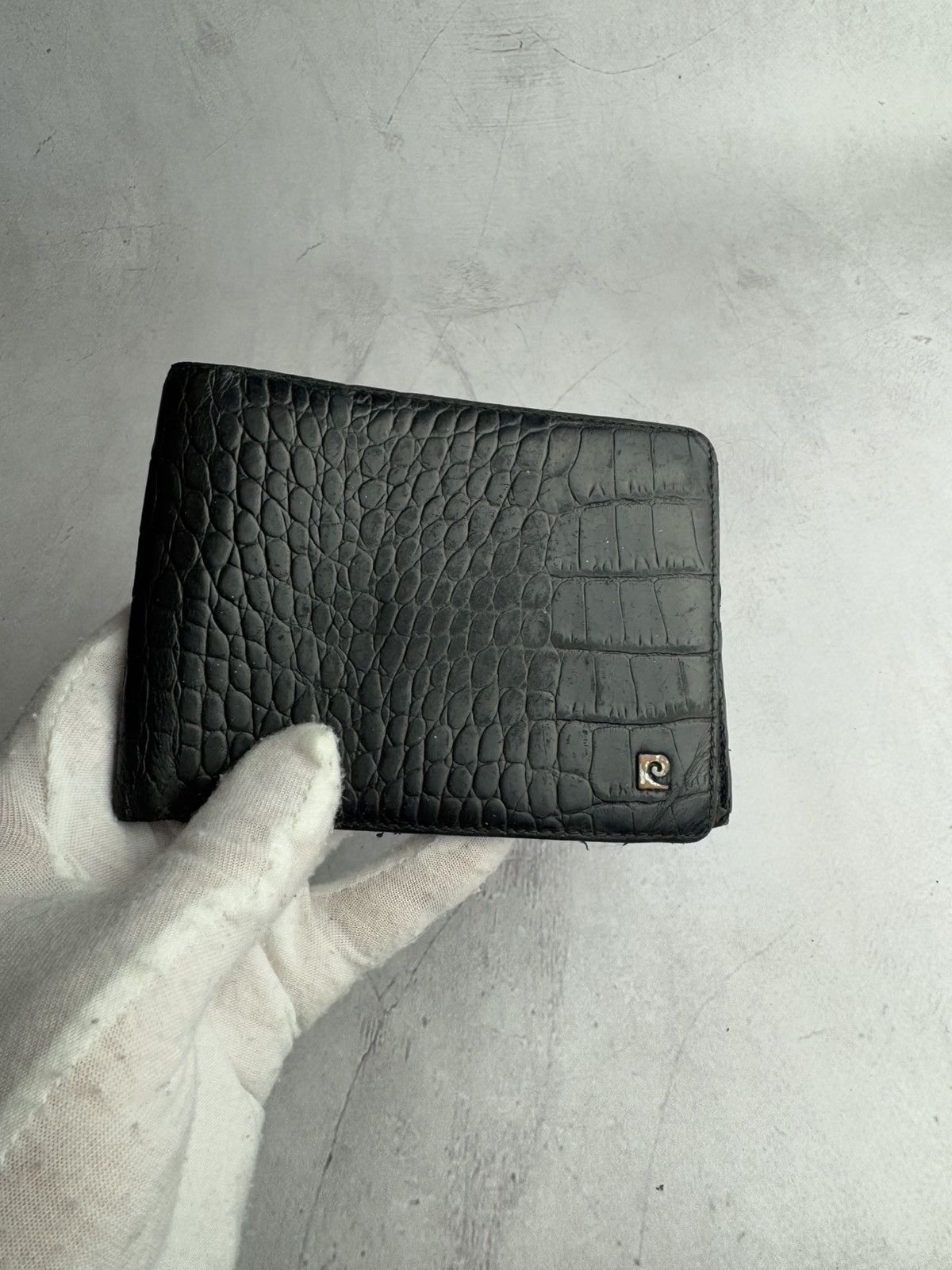 Pierre Cardin × Vintage Pierre Cardin Black Leather Bifold Wallet Size ONE SIZE - 12 Thumbnail