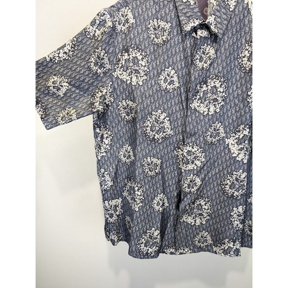 DENIM TEARS × Dior o1rshd1 M. Woven Shirt in Blue Size US M / EU 48-50 / 2 - 6 Thumbnail
