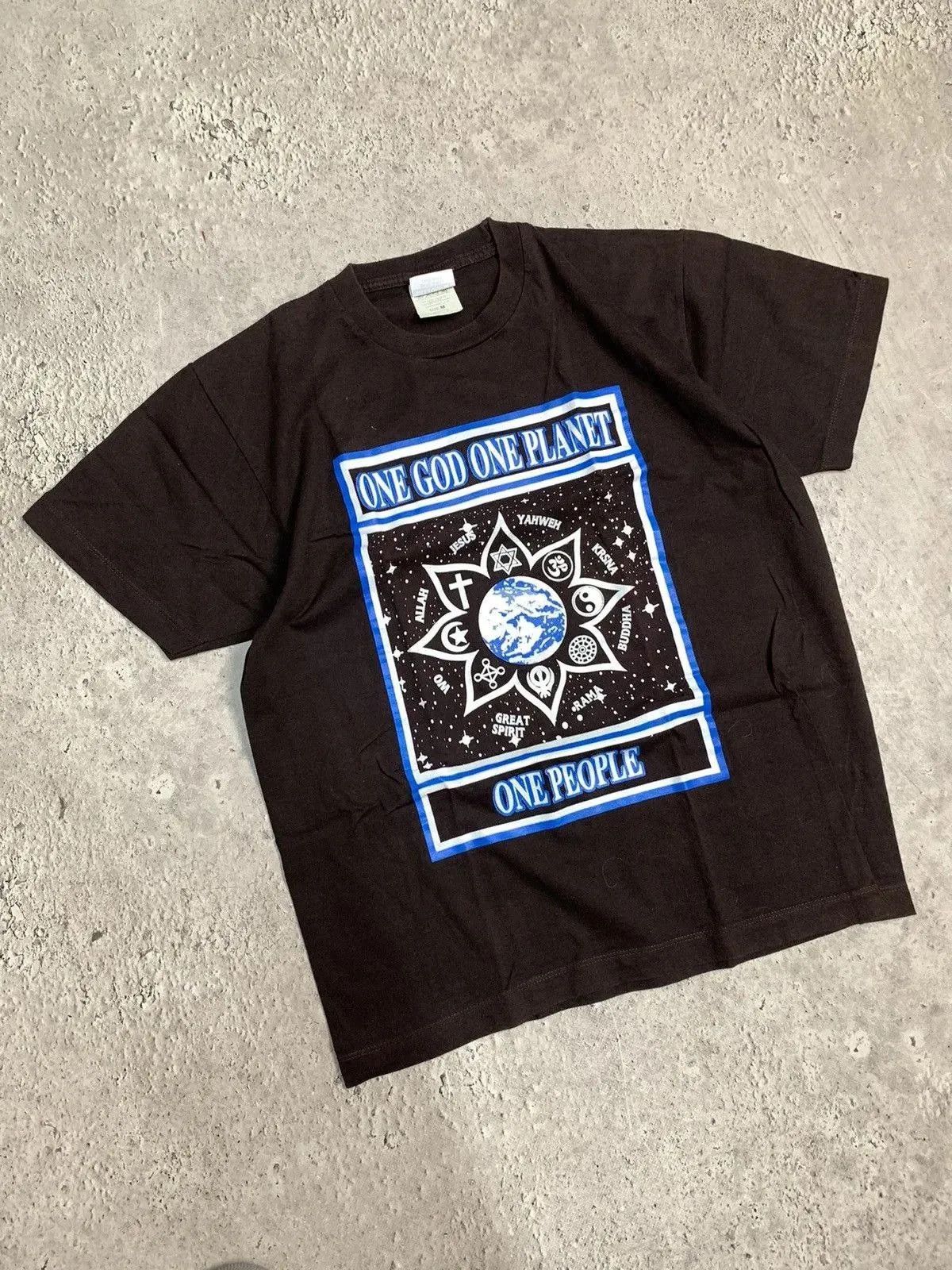 Band Tees 👉 Rare Religion Jesus T-Shirt Faded Vintage Gothic Punk Size US M / EU 48-50 / 2 - 2 Thumbnail