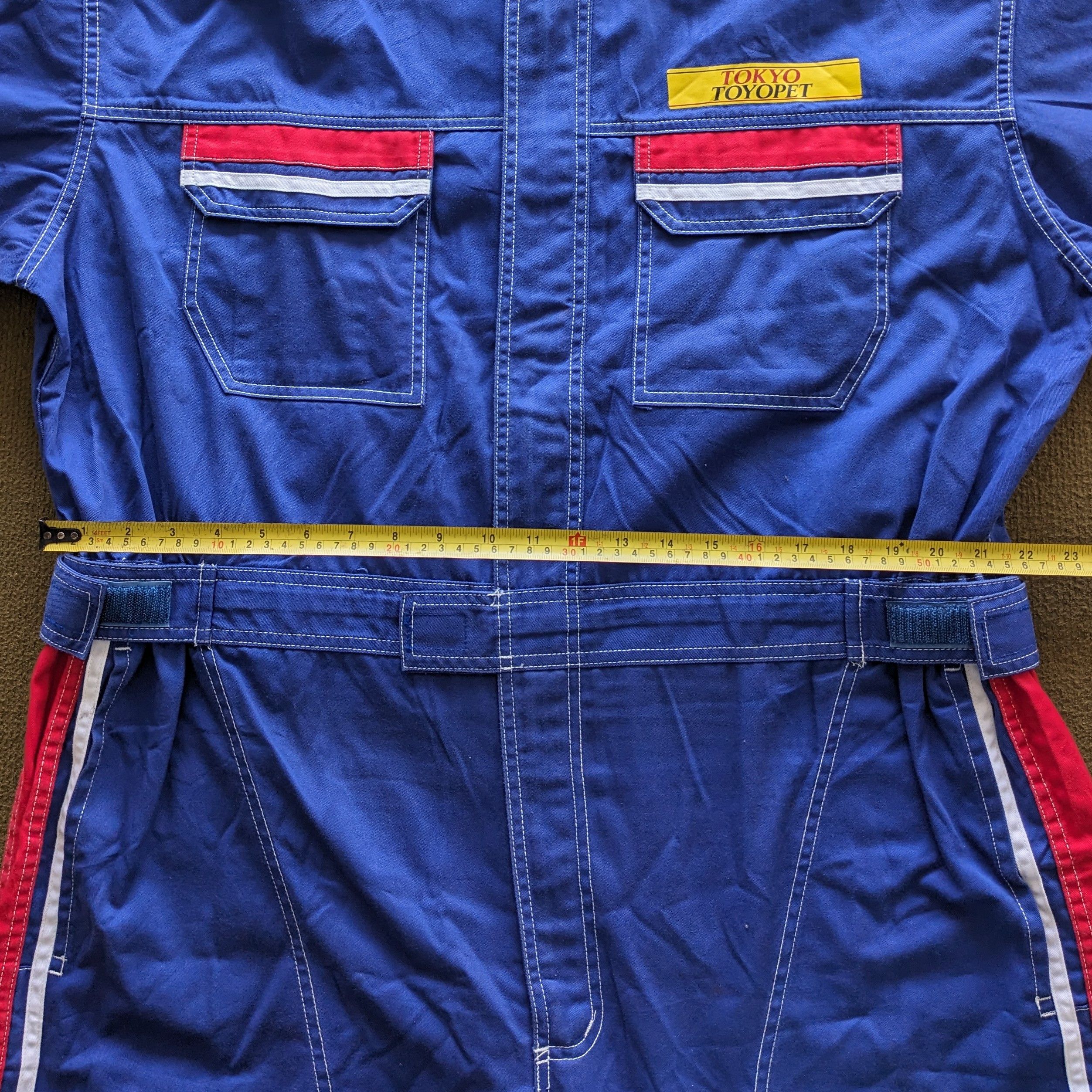 Vintage Vintage TOYOTA Tecno Racing Coverall Workwear Jacket Size US XXL / EU 58 / 5 - 6 Thumbnail