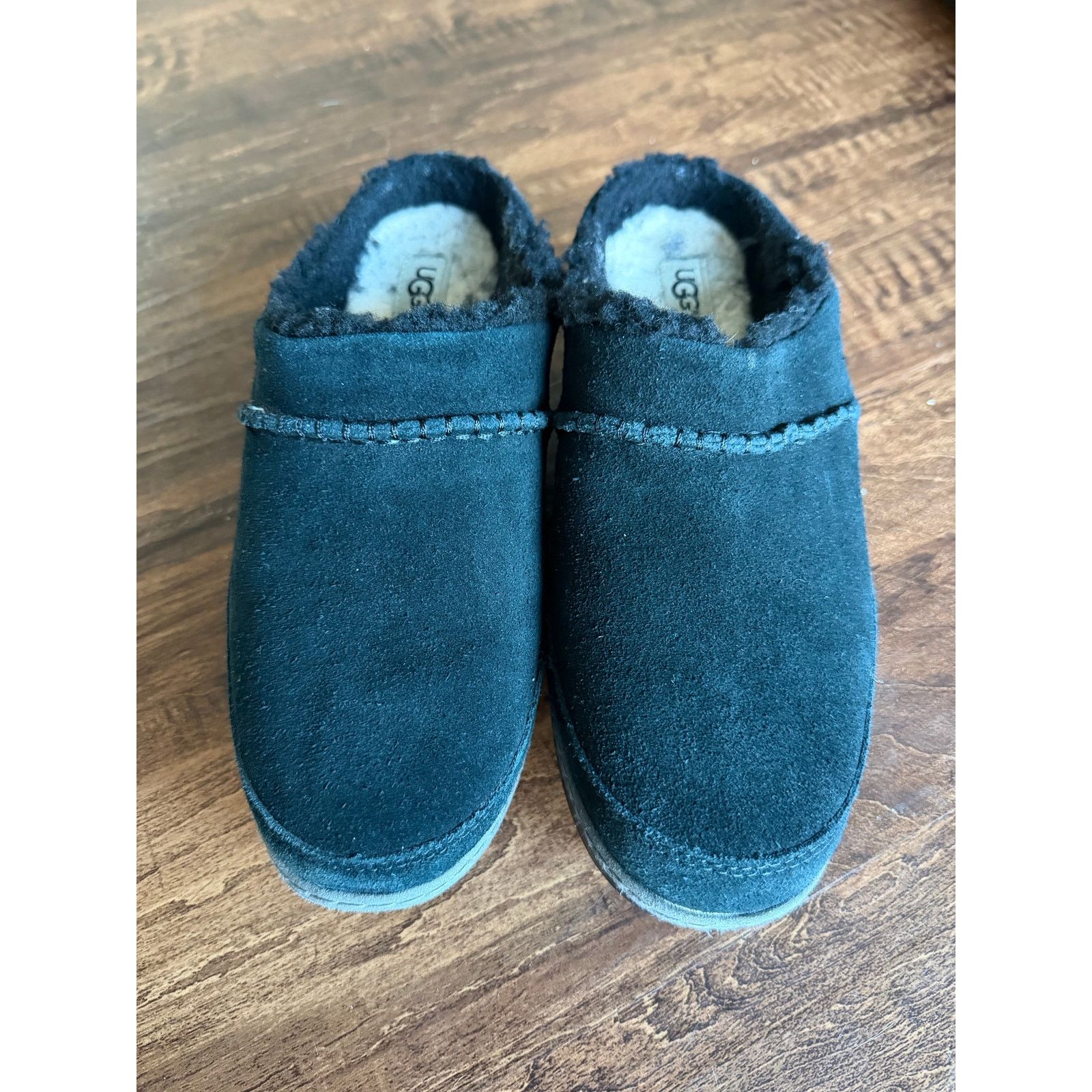 Ugg Ugg lynwood black suede clog womens size 8 Size US 8 / IT 38 - 4 Thumbnail