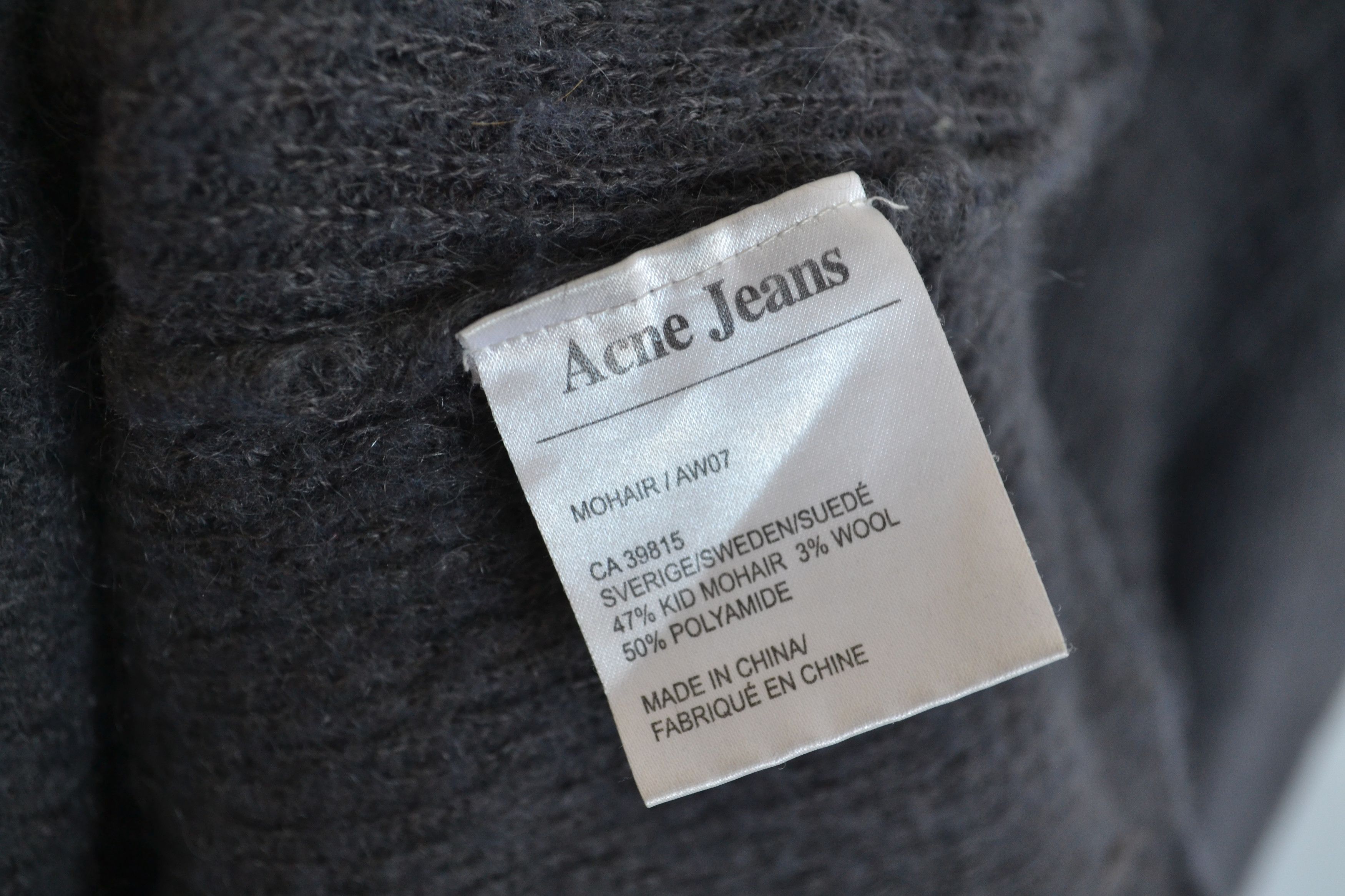 Acne Studios 🔴 Acne Studios Sweater Mohair Knit Pullover A/W'07 Size US M / EU 48-50 / 2 - 6 Thumbnail