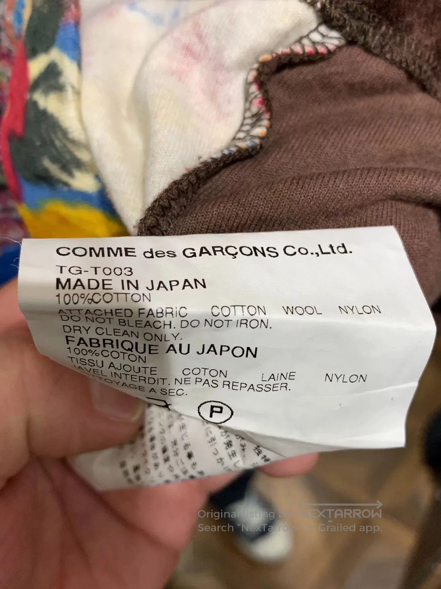 Tricot Comme des Garcons Tricot Comme des Garcons Floral Long Sleeve Top. Size M / US 6-8 / IT 42-44 - 7 Thumbnail