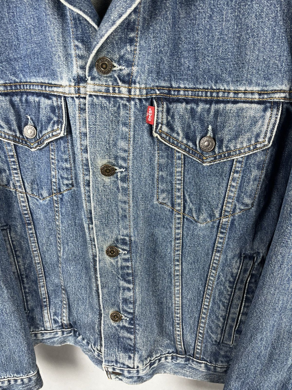 Levi's Vintage Clothing Levis denim jacket vintage 90s Size US XL / EU 56 / 4 - 4 Thumbnail