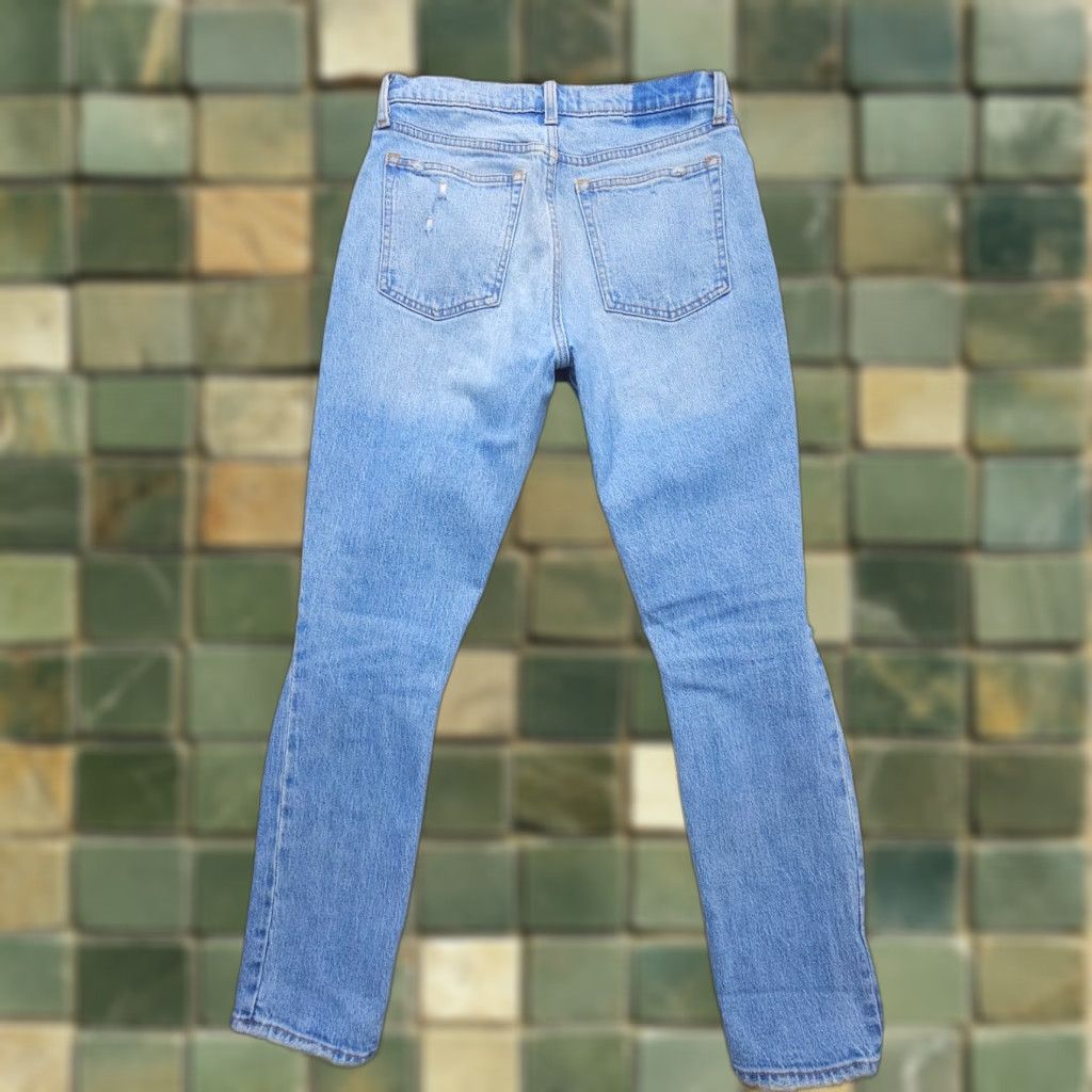 Abercrombie & Fitch Abercrombie & Fitch High Rise Skinny Jeans Size 6 / 28 Blue Distressed Denim Women Regular Material Cotton Blend 5-Pocket Size 28" / US 6 / IT 42 - 1 Thumbnail