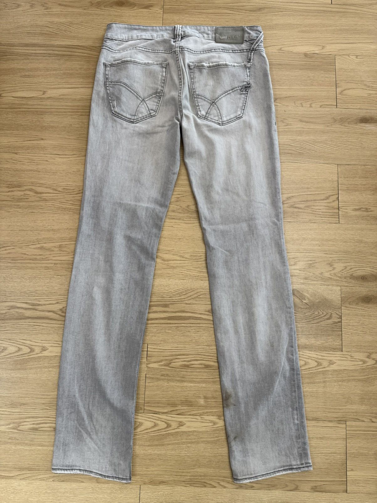 Japanese Brand Vintage Japanese Brand Straight Cut Faded Distressed Denim Size US 31 - 2 Thumbnail