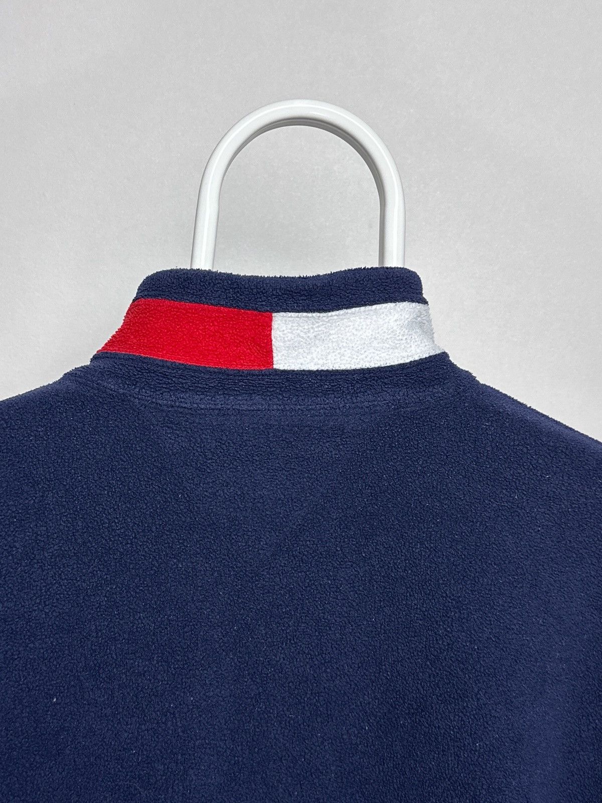 Tommy Hilfiger Vintage Tommy Hilfiger Fleece Pullover 1/4 Zip Y2K Jacket Size US XXL / EU 58 / 5 - 9 Thumbnail