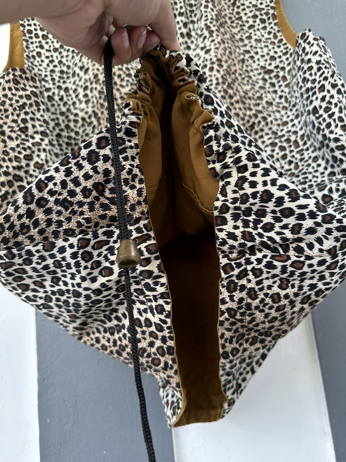 If Six Was Nine × Japanese Brand × Le Grande Bleu (L.G.B.) CRAZY LEOPARD VEST REVERSIBLE CRAZY FASHION LGB STYLED Size US L / EU 52-54 / 3 - 3 Thumbnail