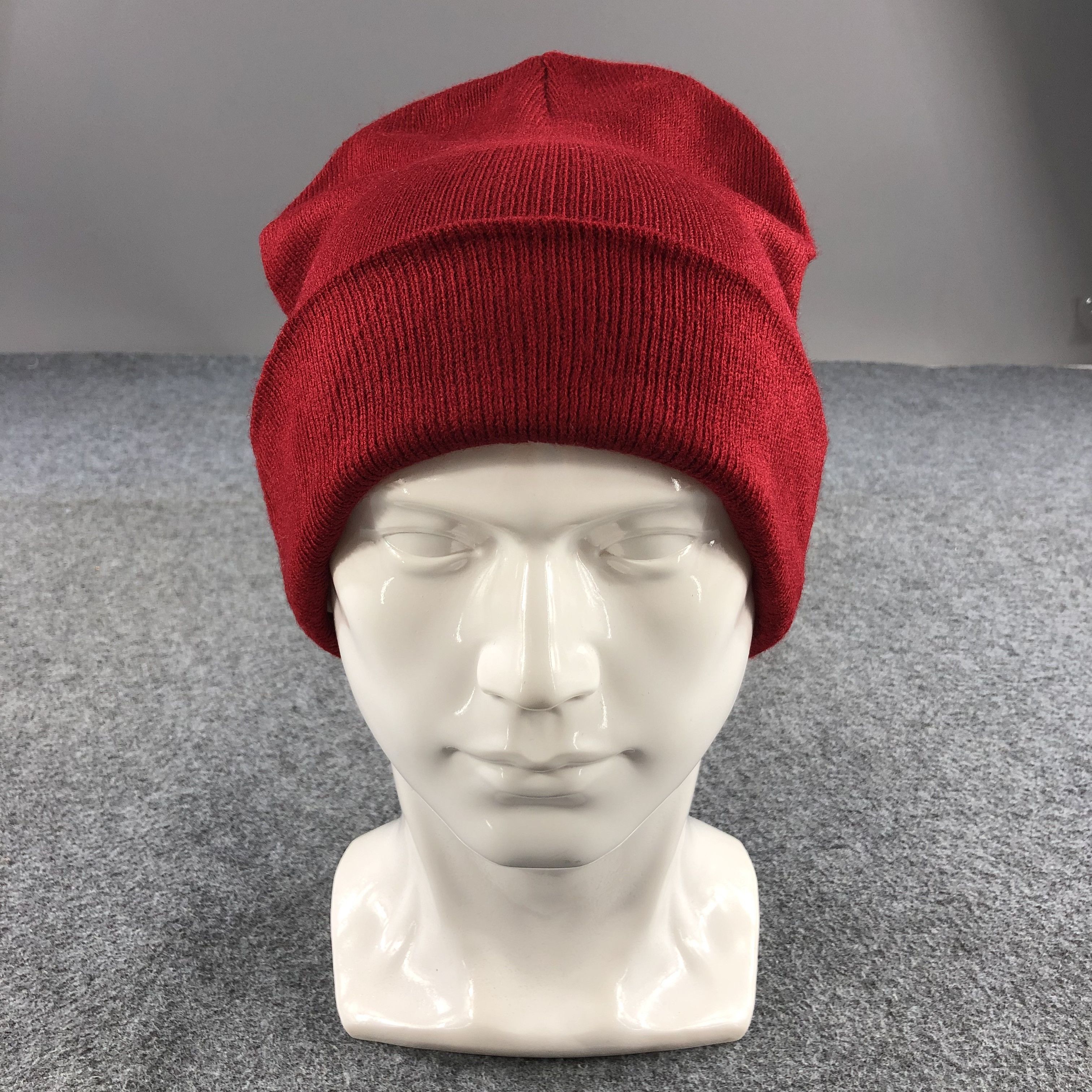 Japanese Brand Unknown Emsexcite Red Beanie Snowcap Snow Hat B349 Size ONE SIZE - 1 Thumbnail