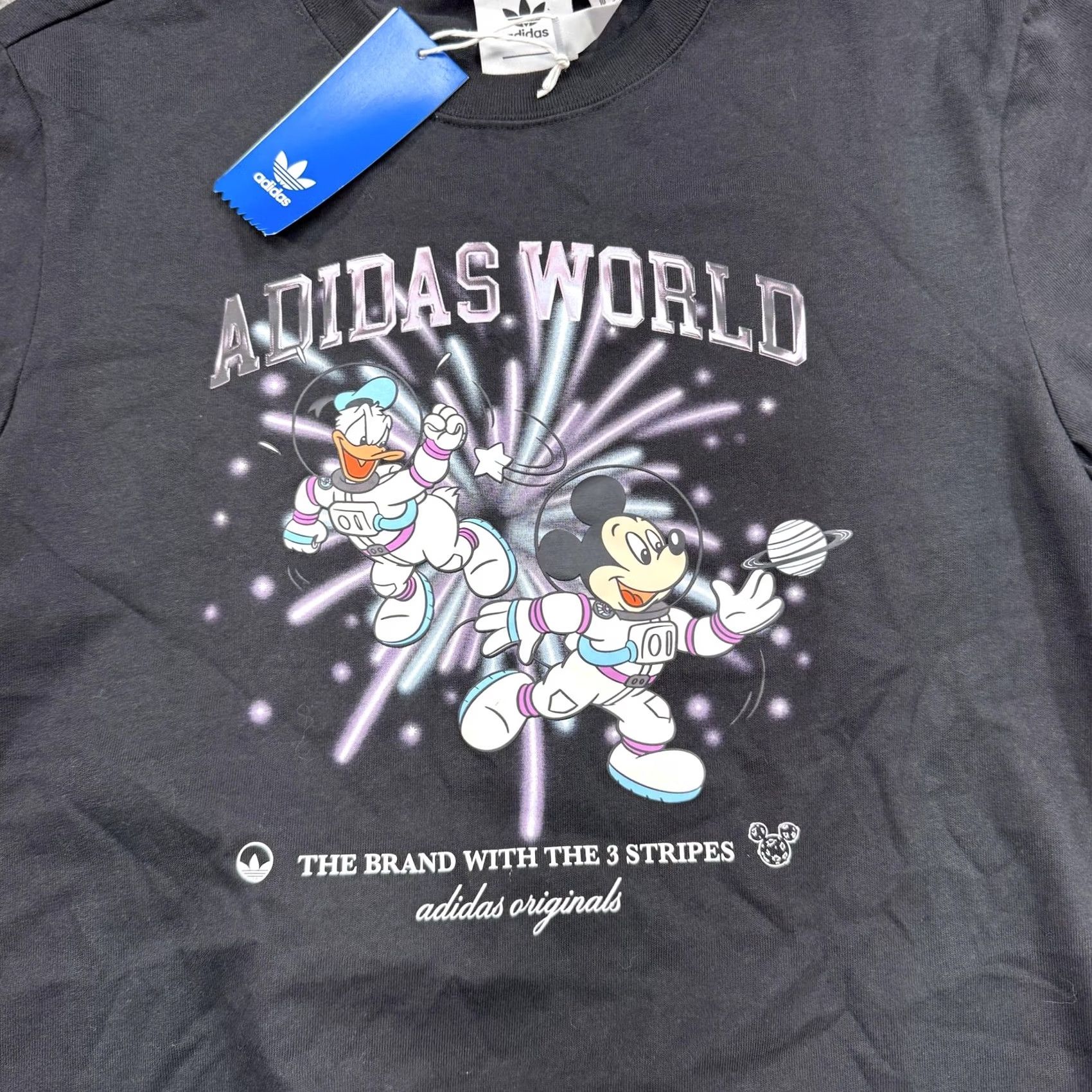 Adidas Adidas Disney Shirt Mens Small Mickey Donald World Space Graphic Tee Size US S / EU 44-46 / 1 - 4 Thumbnail