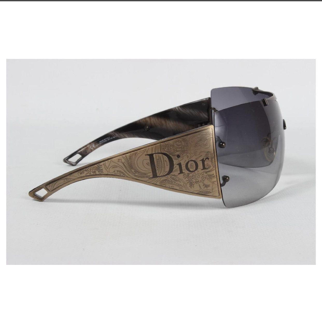 Christian Dior Monsieur Christian Dior “Western” Limited Vintage Shield Sunglasses Size ONE SIZE - 4 Thumbnail