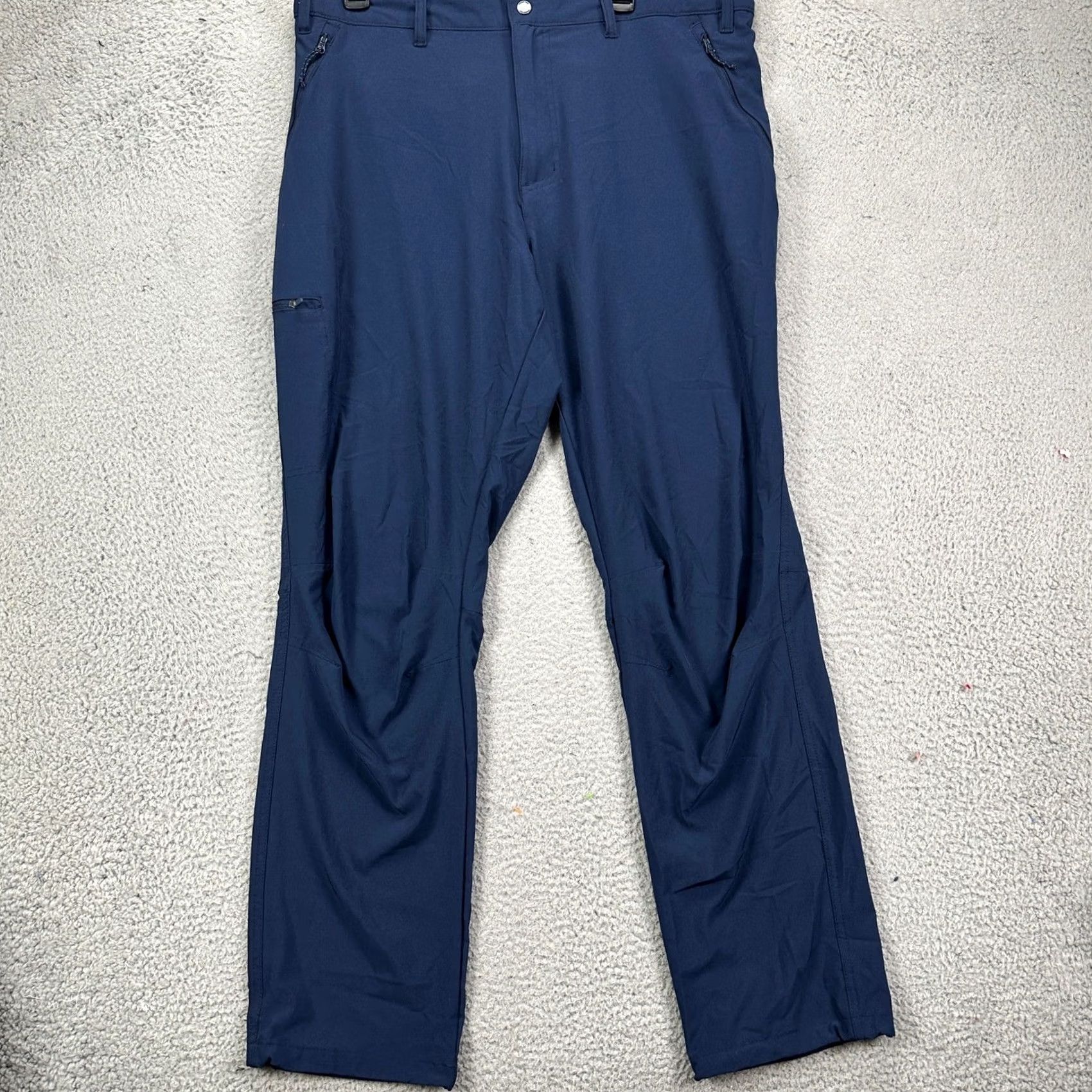 Logo 7 Columbia Cargo Pants Mens 40 Navy Blue Hiking Stretch Elastic Waist Outdoor Logo Size US 40 / EU 56 - 2 Thumbnail