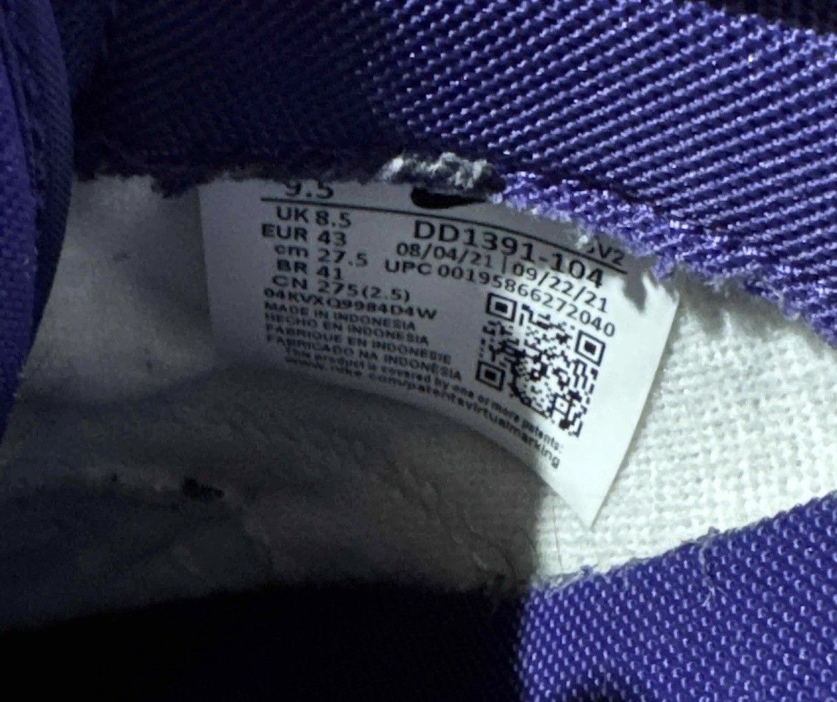 Nike Nike Dunk Low - Court/Championship Purple - 9.5 M Size US 9.5 / EU 42-43 - 6 Thumbnail