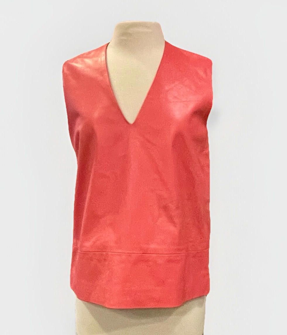 Lanvin Leather lavin Top Size M / US 6-8 / IT 42-44 - 5 Thumbnail