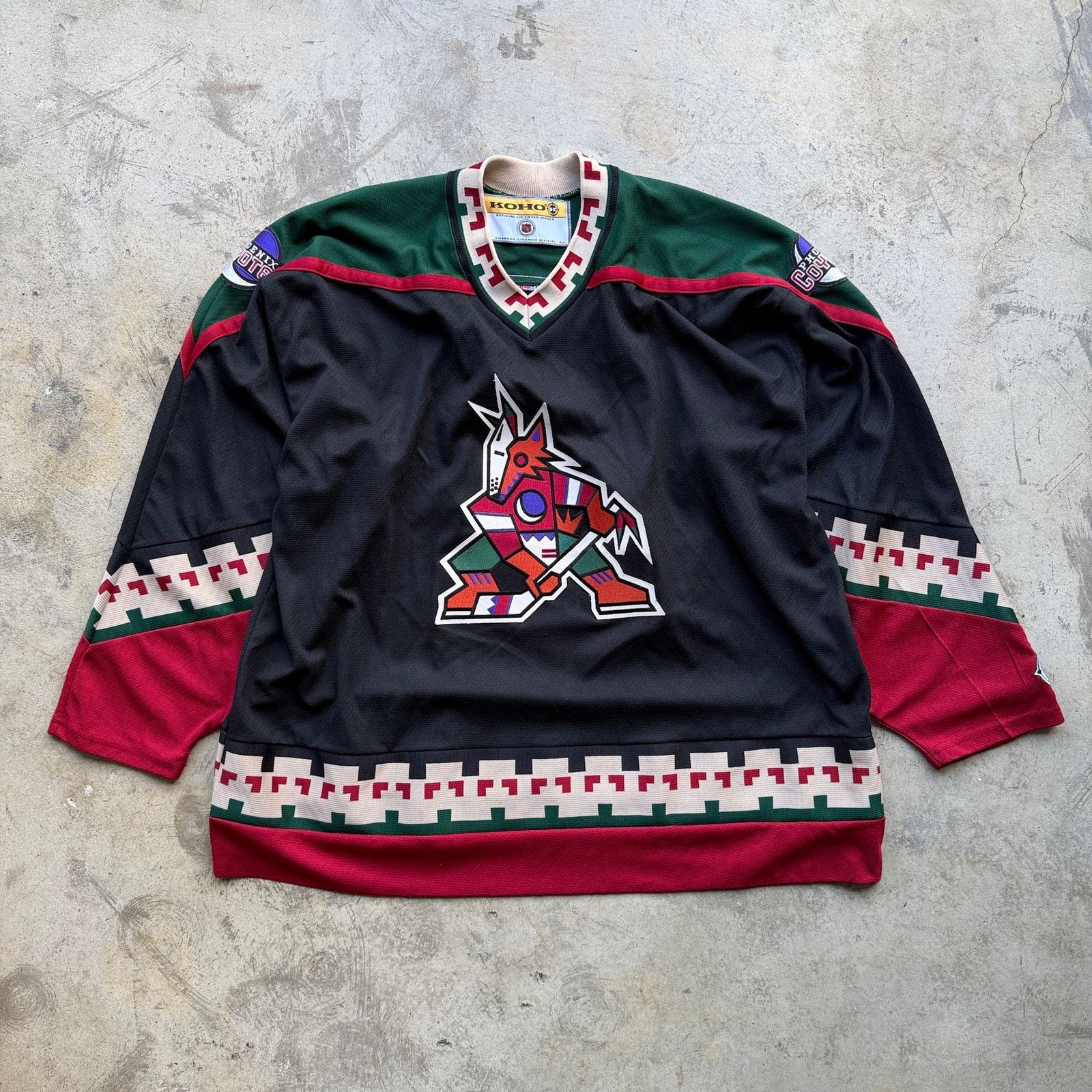 Koho Vintage 90s KOHO Phoenix Coyotes NHL Hockey Jersey XXL Black Size US XL / EU 56 / 4 - 1 Thumbnail